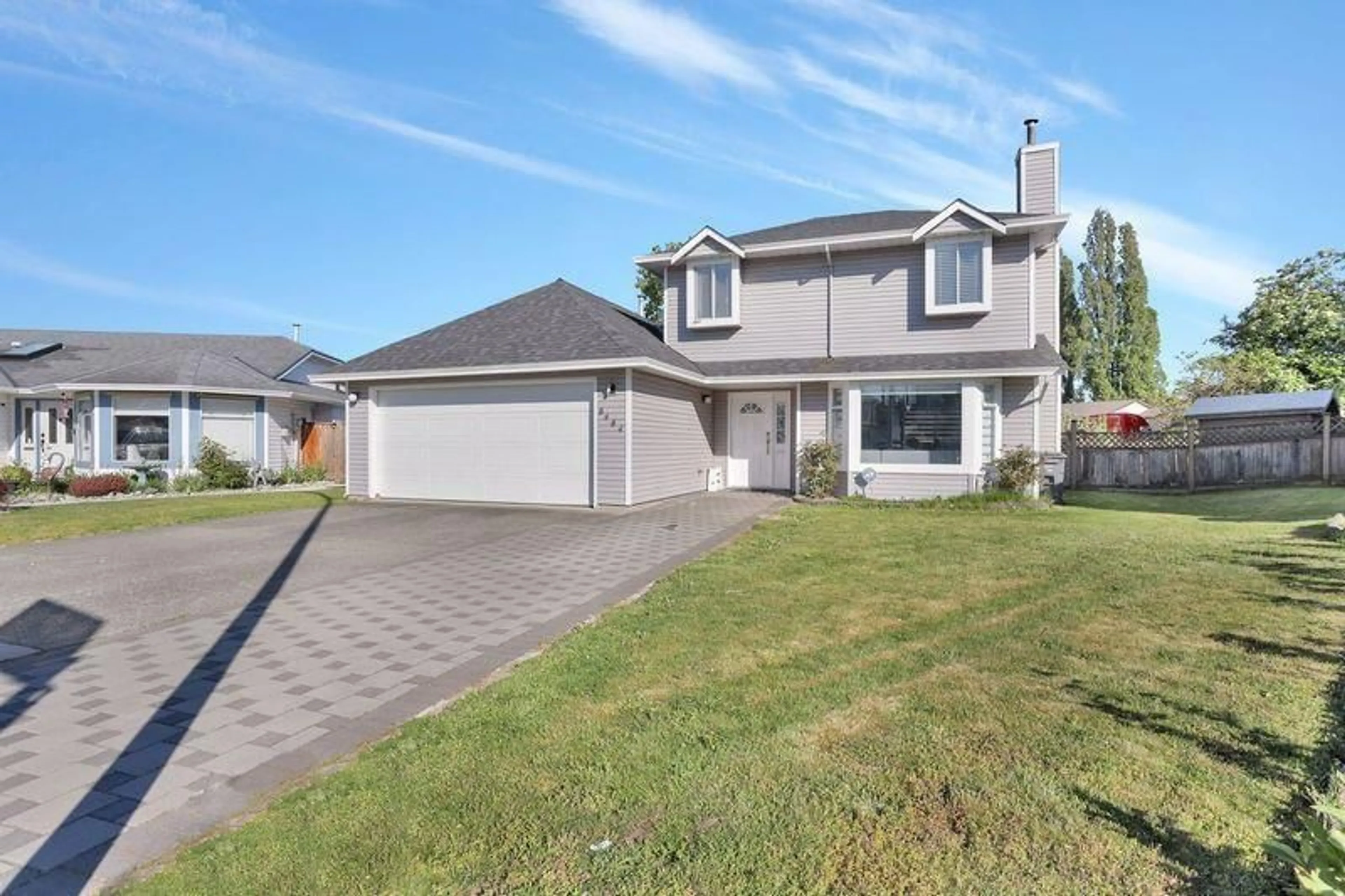 Home with vinyl exterior material, street for 8484 120A, Surrey British Columbia V3W9R3