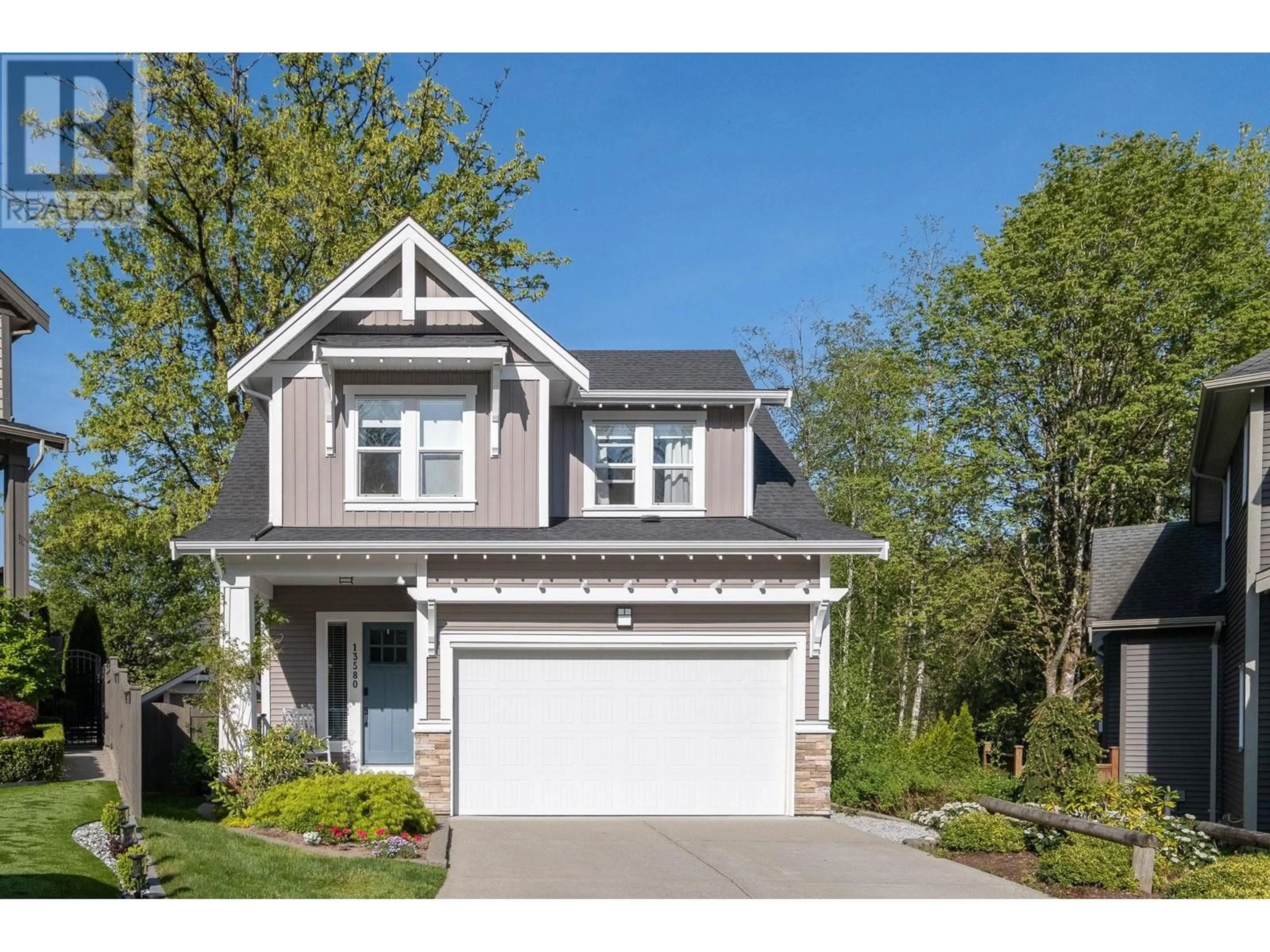 Home with vinyl exterior material, street for 13580 NELSON PEAK DRIVE, Maple Ridge British Columbia V4R0G1