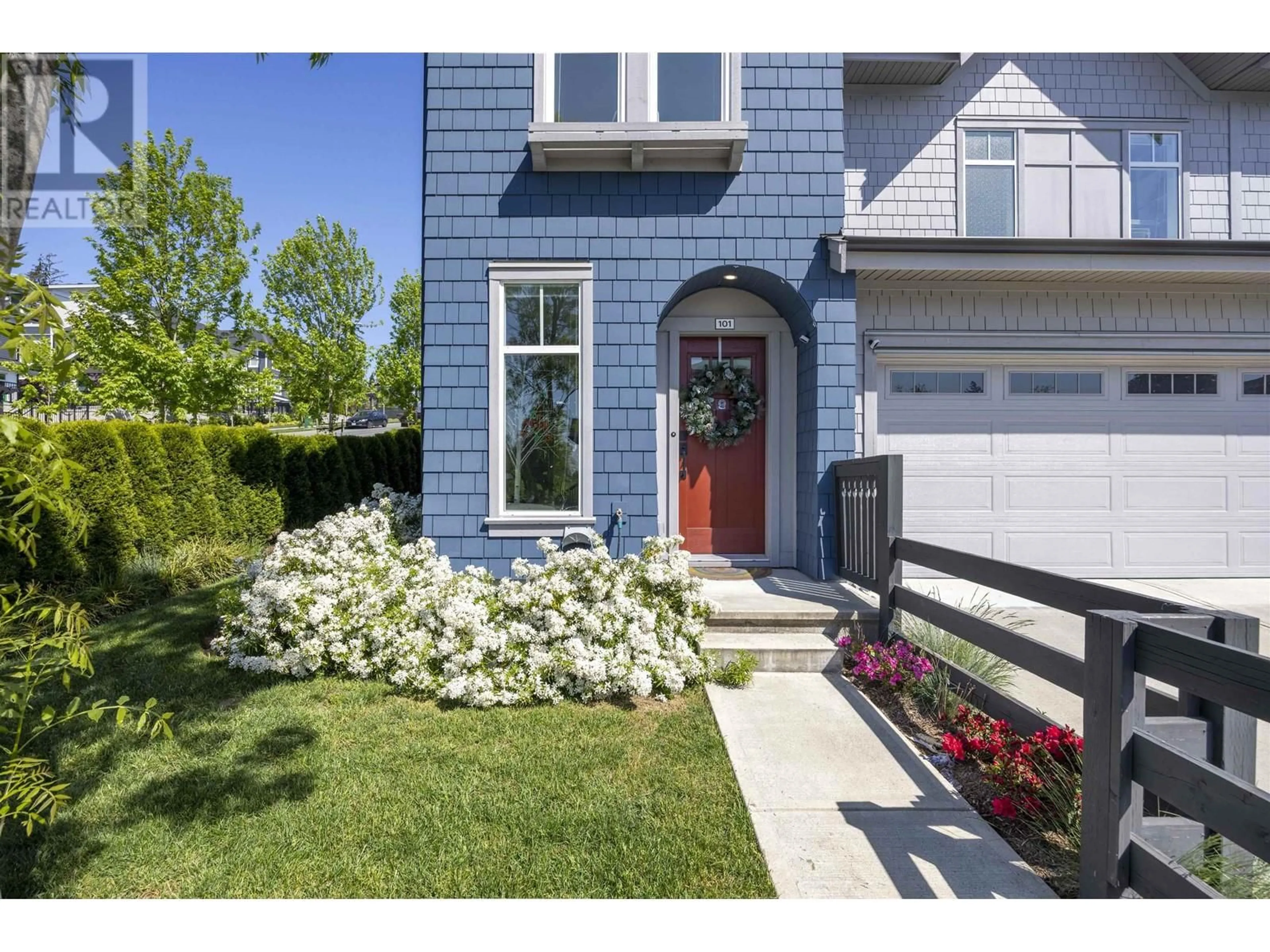 Home with brick exterior material, street for 101 - 3517 BAYCREST AVENUE, Coquitlam British Columbia V3B0S3