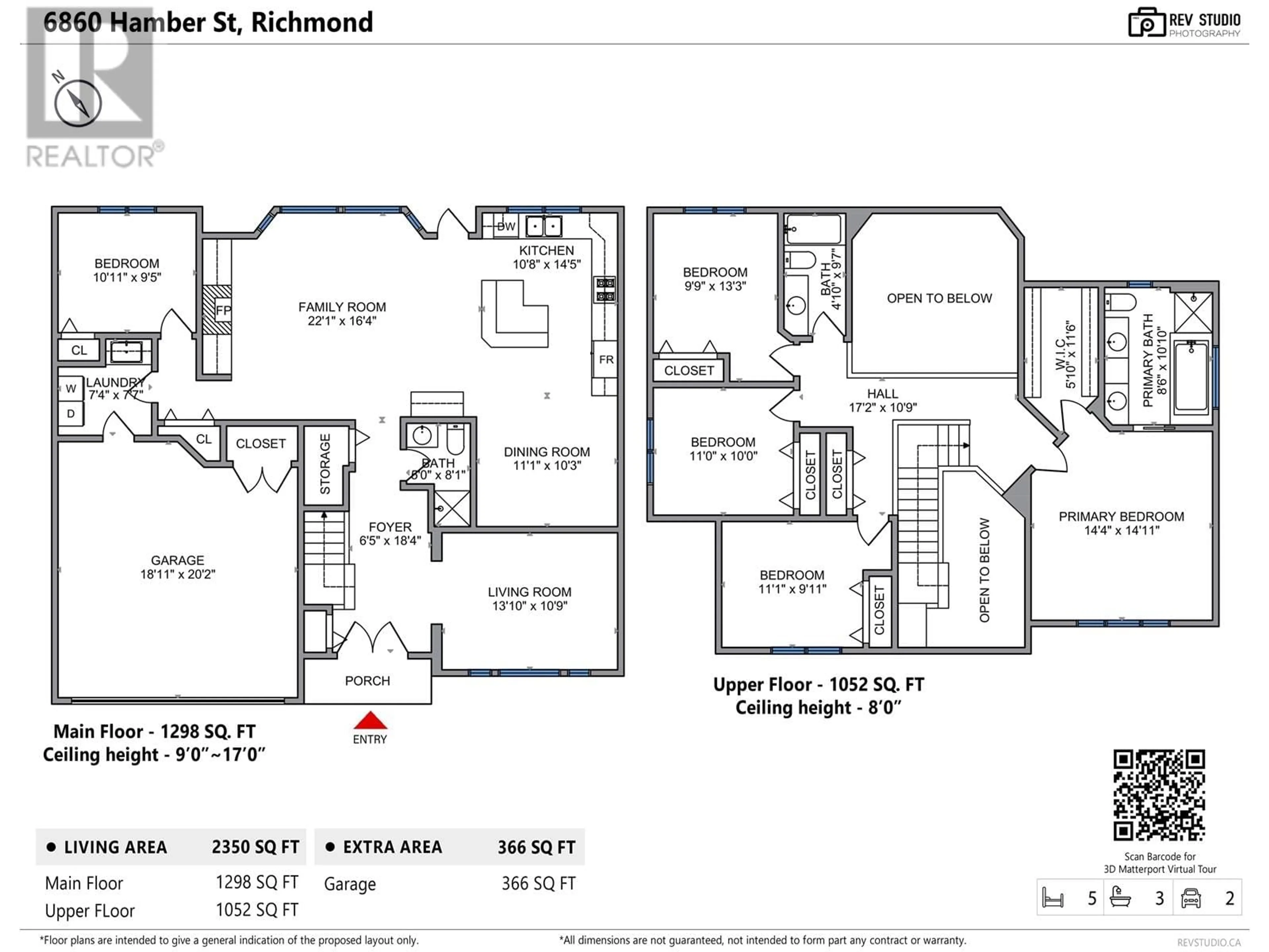 Floor plan for 6860 HAMBER STREET, Richmond British Columbia V7C5T2