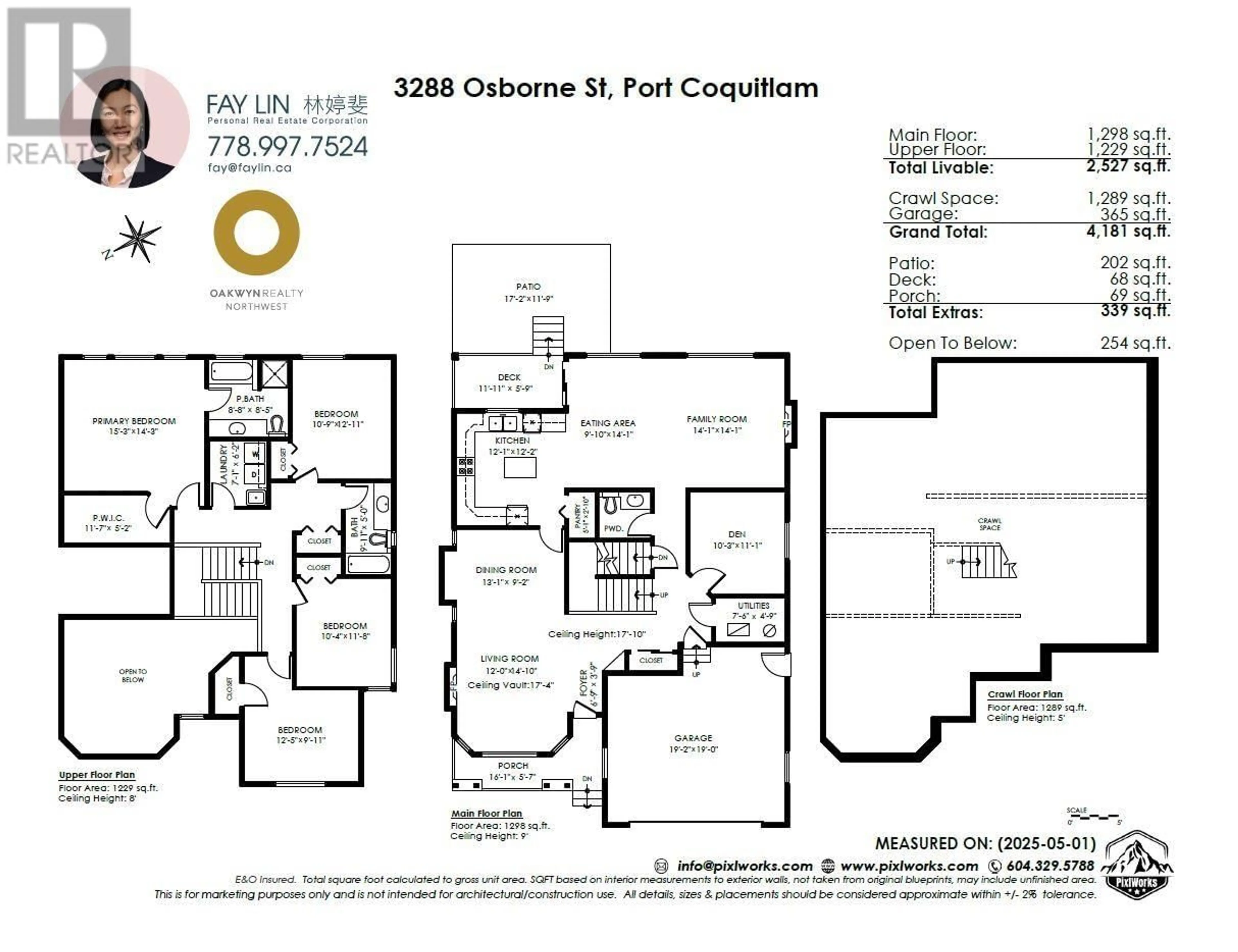 Floor plan for 3288 OSBORNE STREET, Port Coquitlam British Columbia V3B8C8