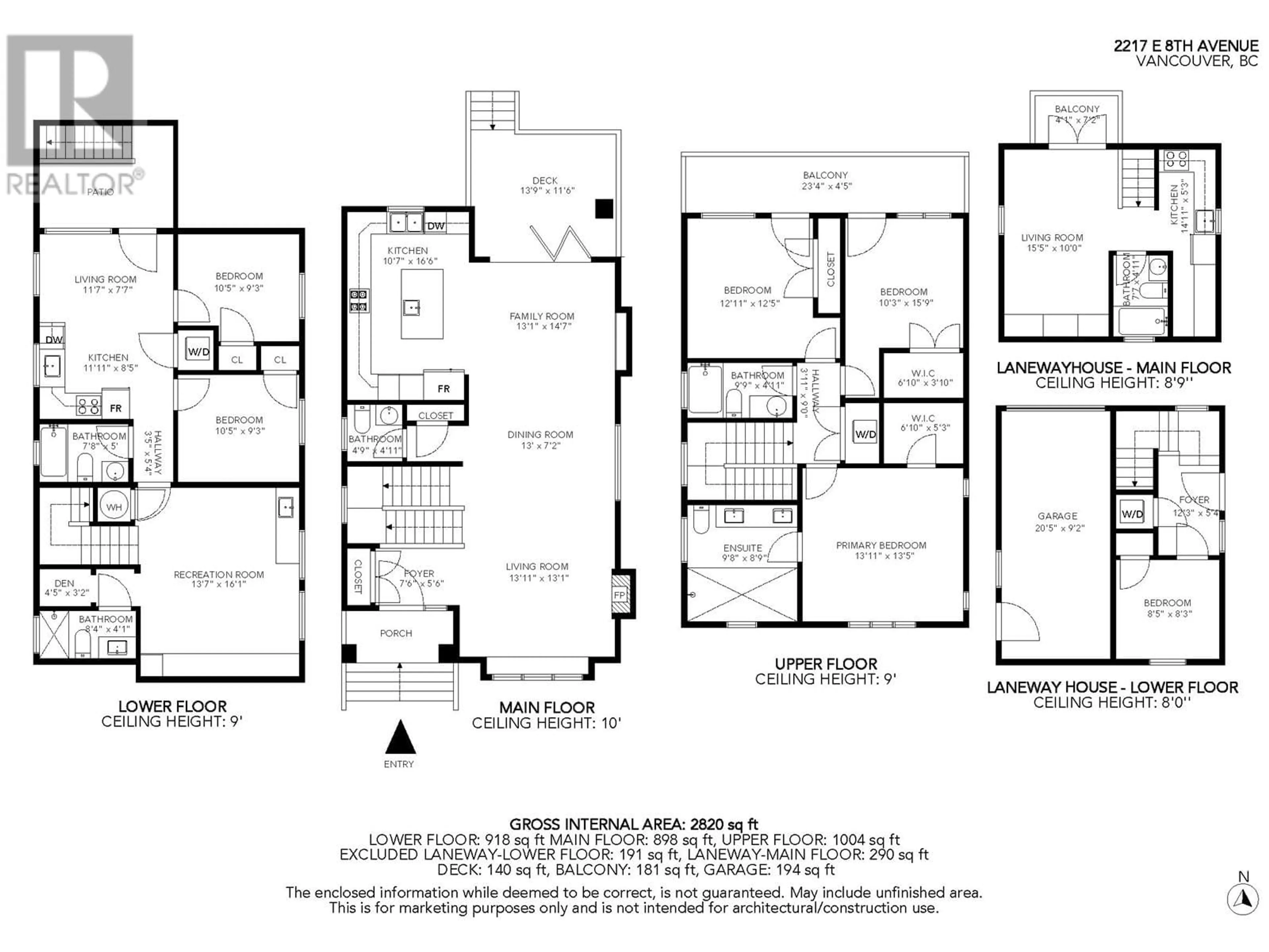 Floor plan for 2217 8TH AVENUE, Vancouver British Columbia V5N1V4