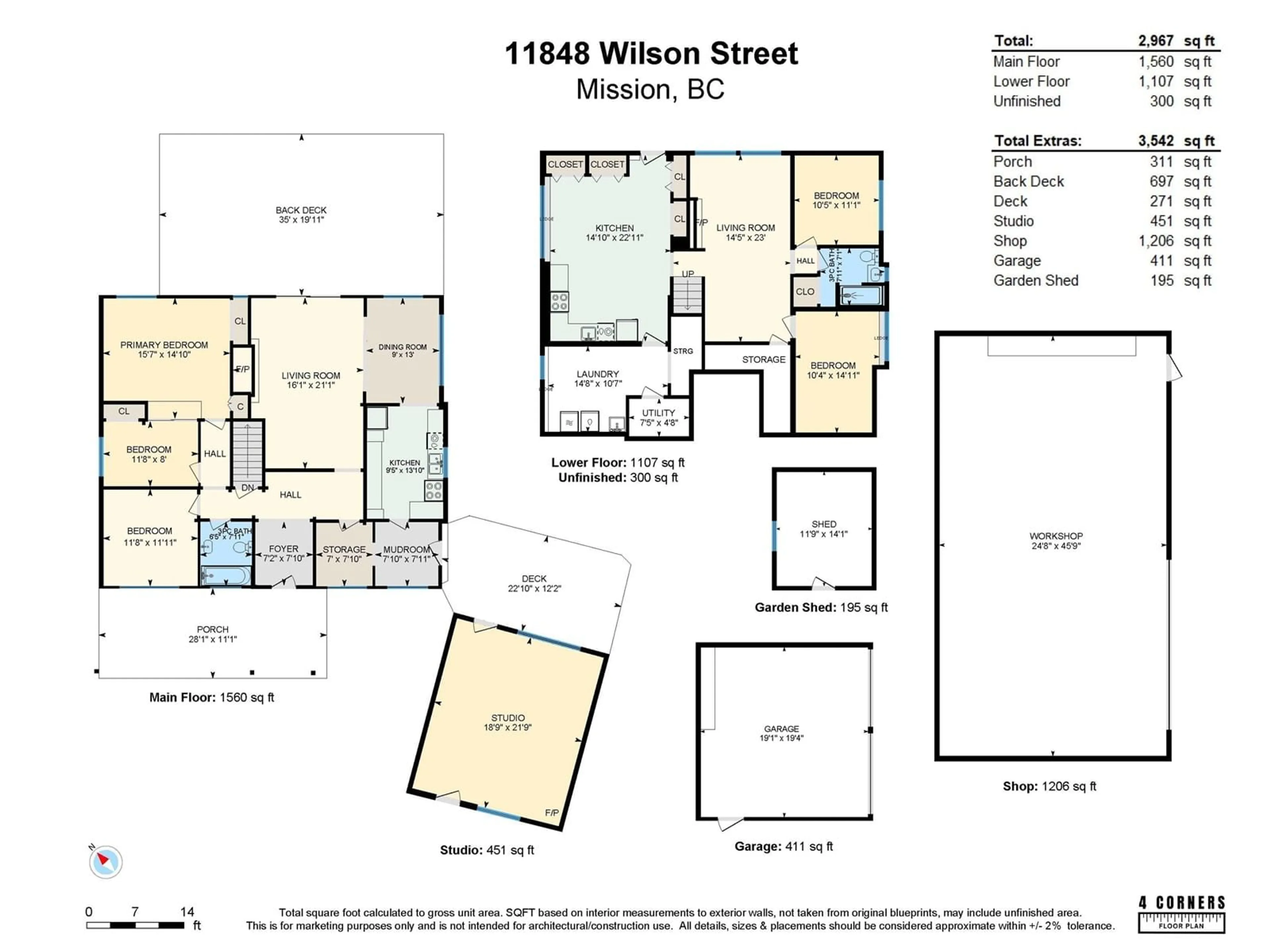 Floor plan for 11848 WILSON, Mission British Columbia V4S1B6
