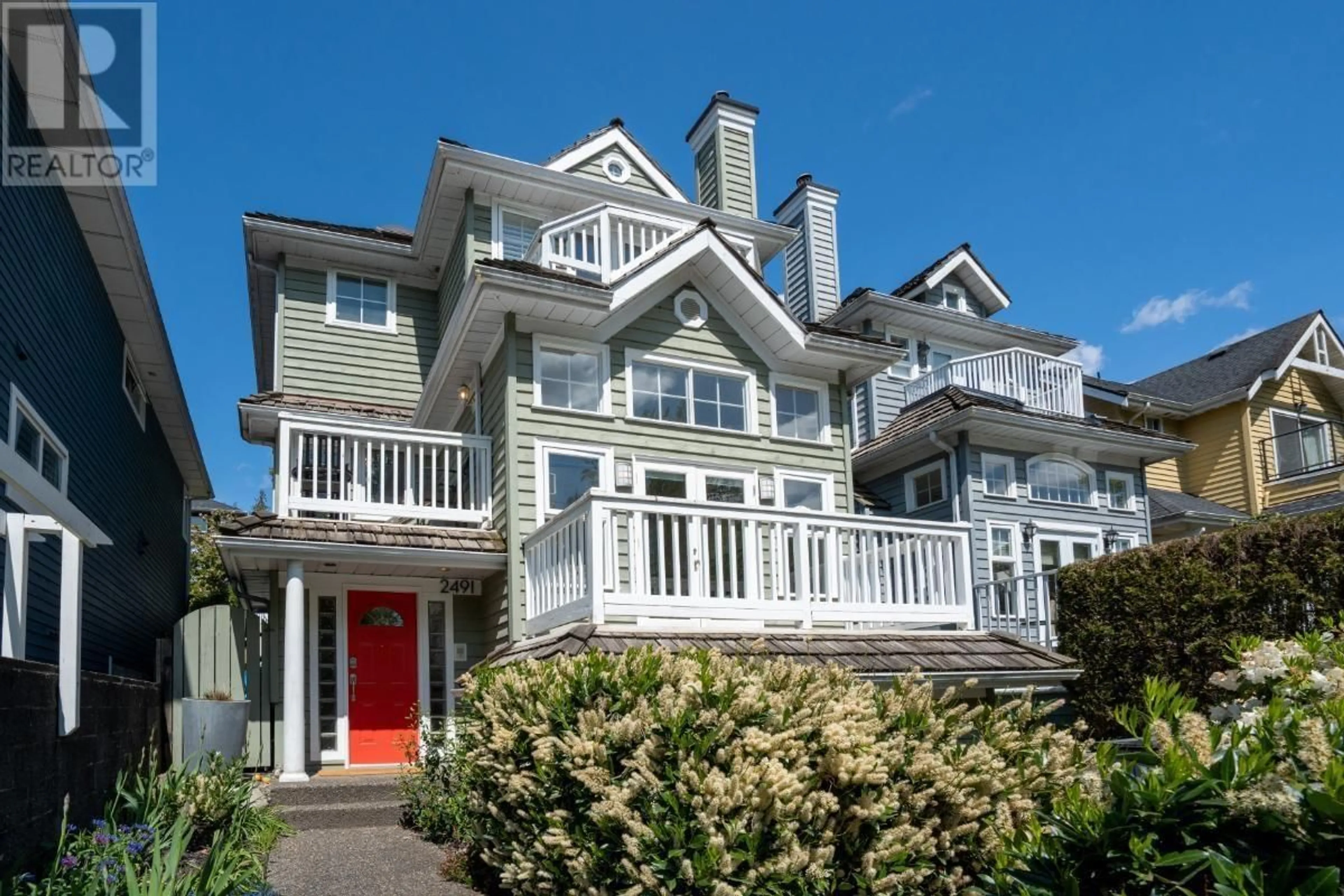 Home with vinyl exterior material, street for 2491 KENT AVENUE NORTH, Vancouver British Columbia V5S2H7