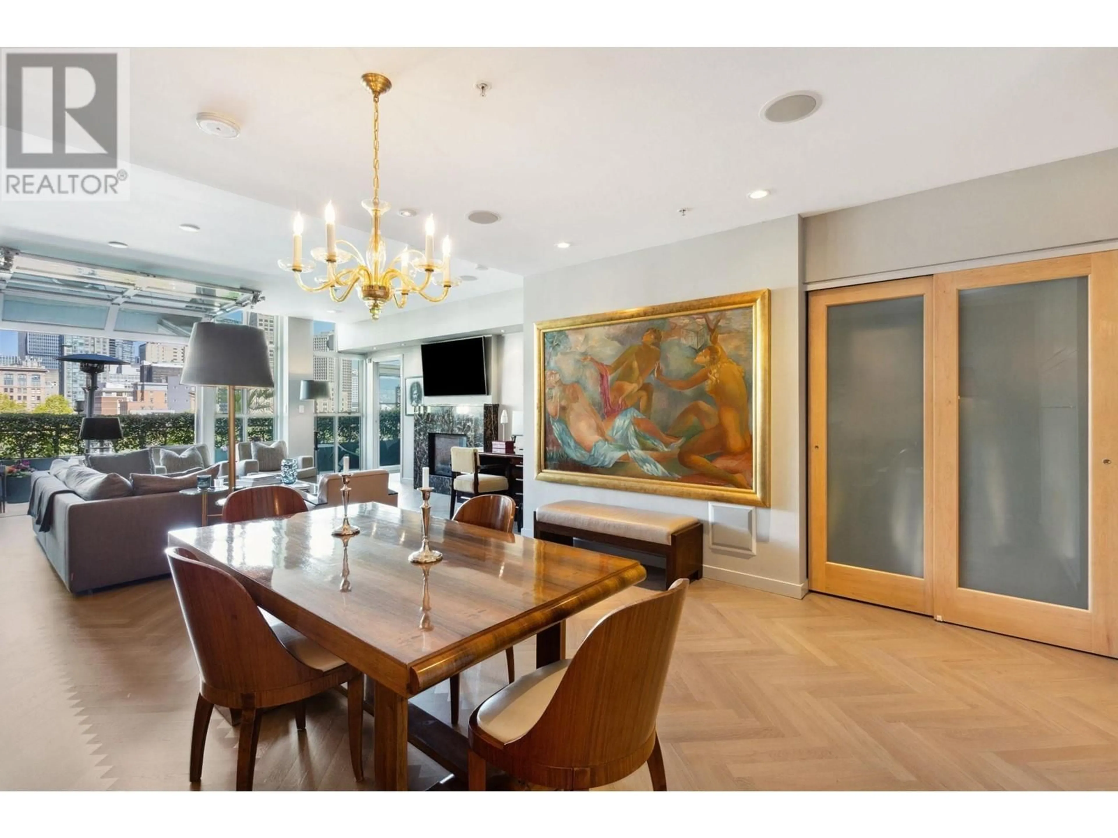 Dining room, ceramic/tile floor for 701 - 546 BEATTY STREET, Vancouver British Columbia V6B2L3