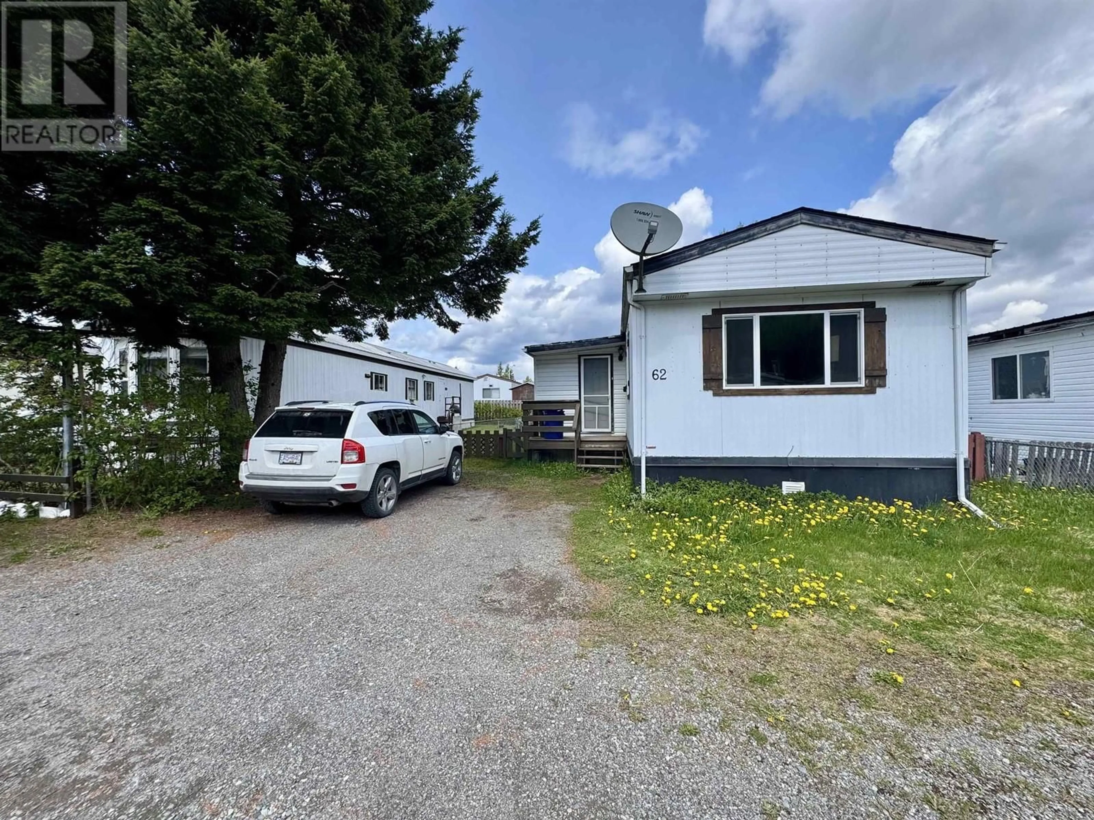 A pic from outside/outdoor area/front of a property/back of a property/a pic from drone, street for 62 - 3889 MULLER AVENUE, Terrace British Columbia V8G4L2