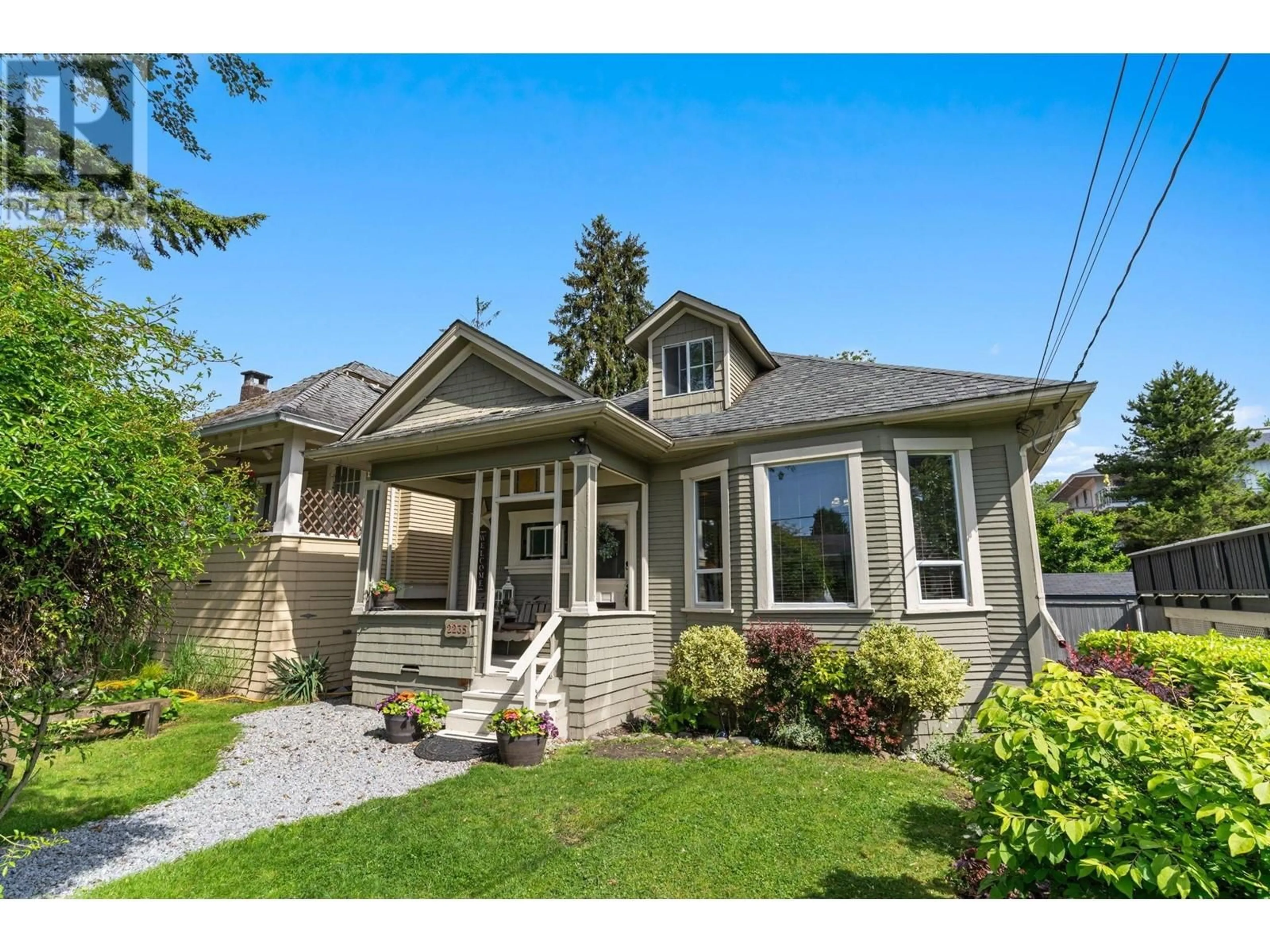 Home with vinyl exterior material, street for 2235 HAWTHORNE AVENUE, Port Coquitlam British Columbia V3C1W5