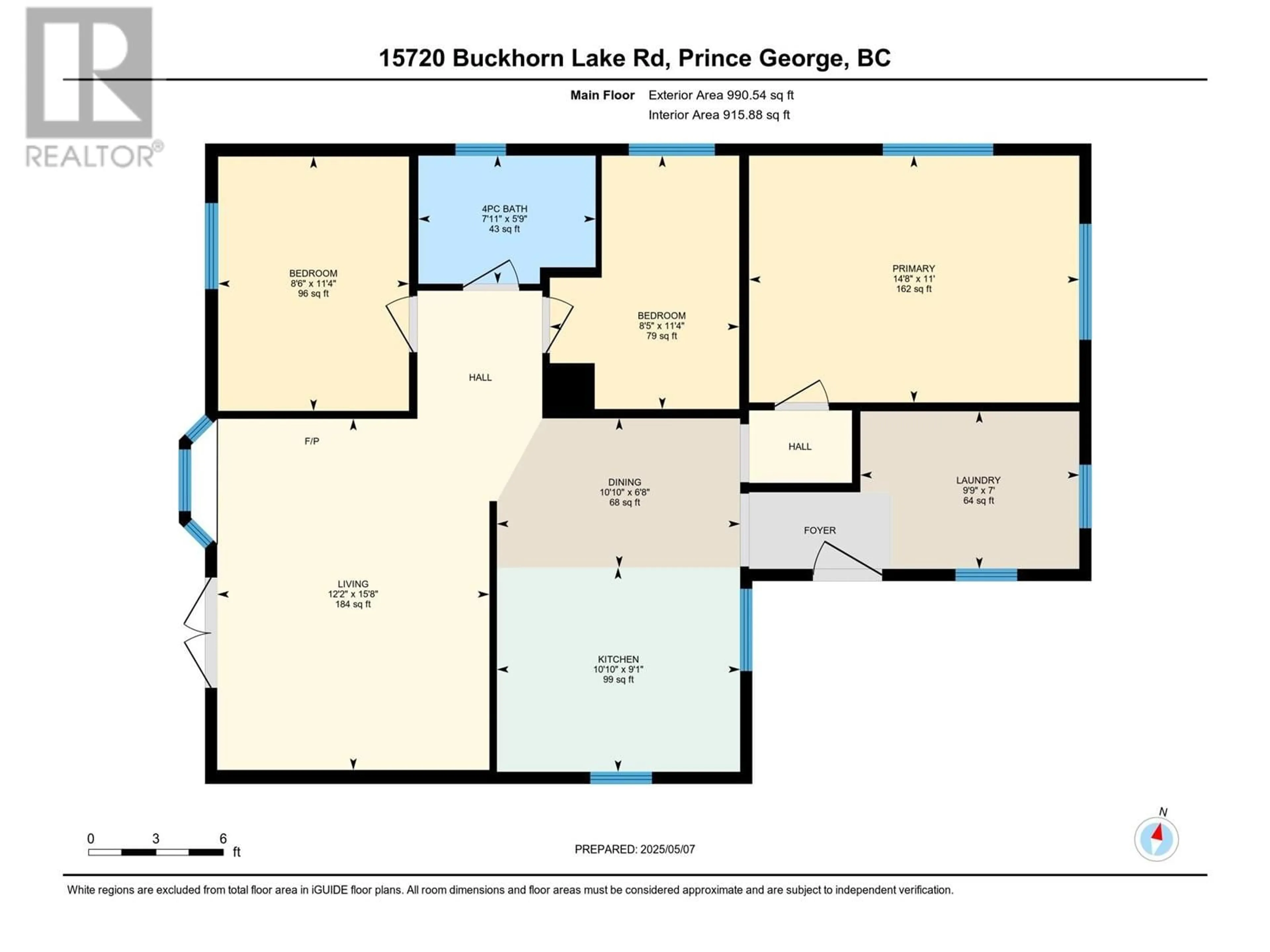 Floor plan for 15720 BUCKHORN LAKE ROAD, Prince George British Columbia V2N6A5