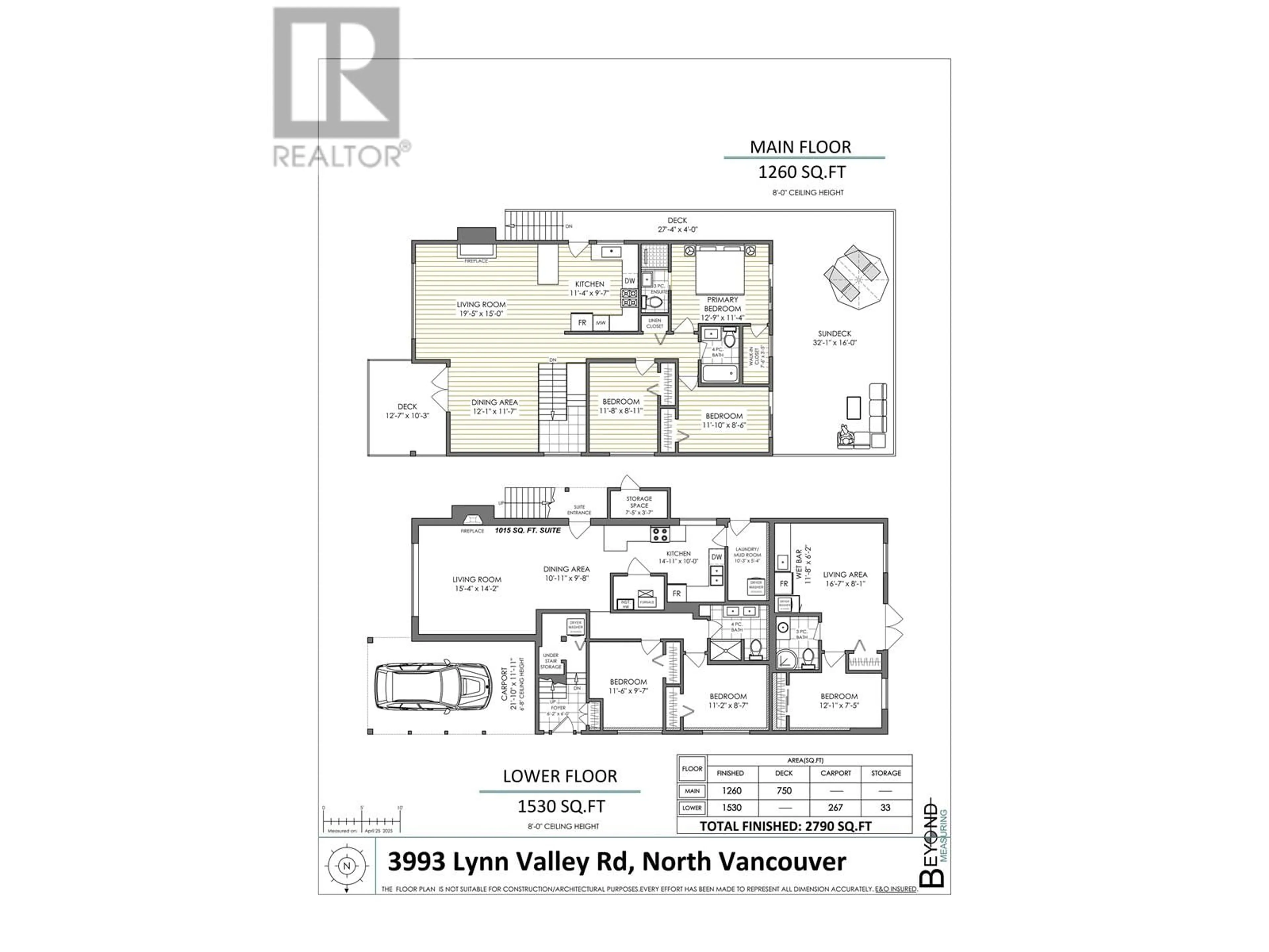 Floor plan for 3993 LYNN VALLEY ROAD, North Vancouver British Columbia V7K2T1