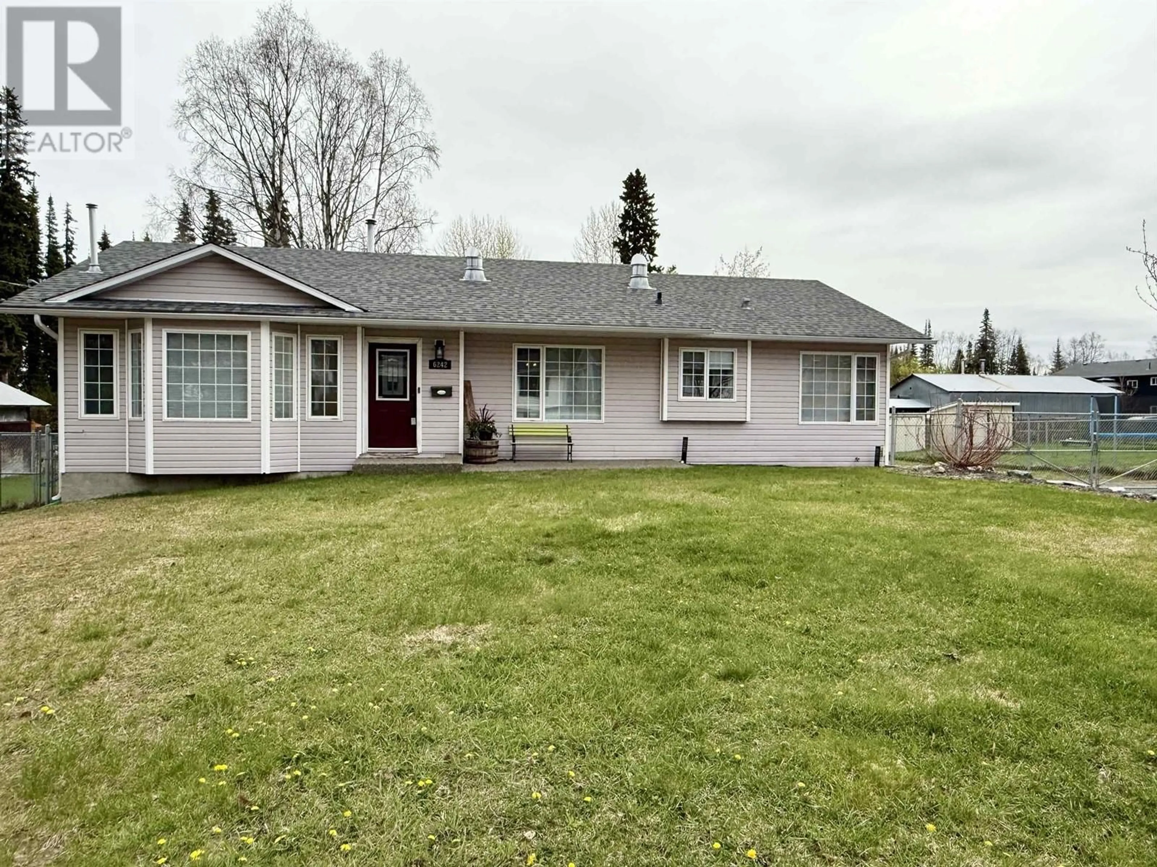 A pic from outside/outdoor area/front of a property/back of a property/a pic from drone, street for 6242 KELLY ROAD, Prince George British Columbia V2K2G6