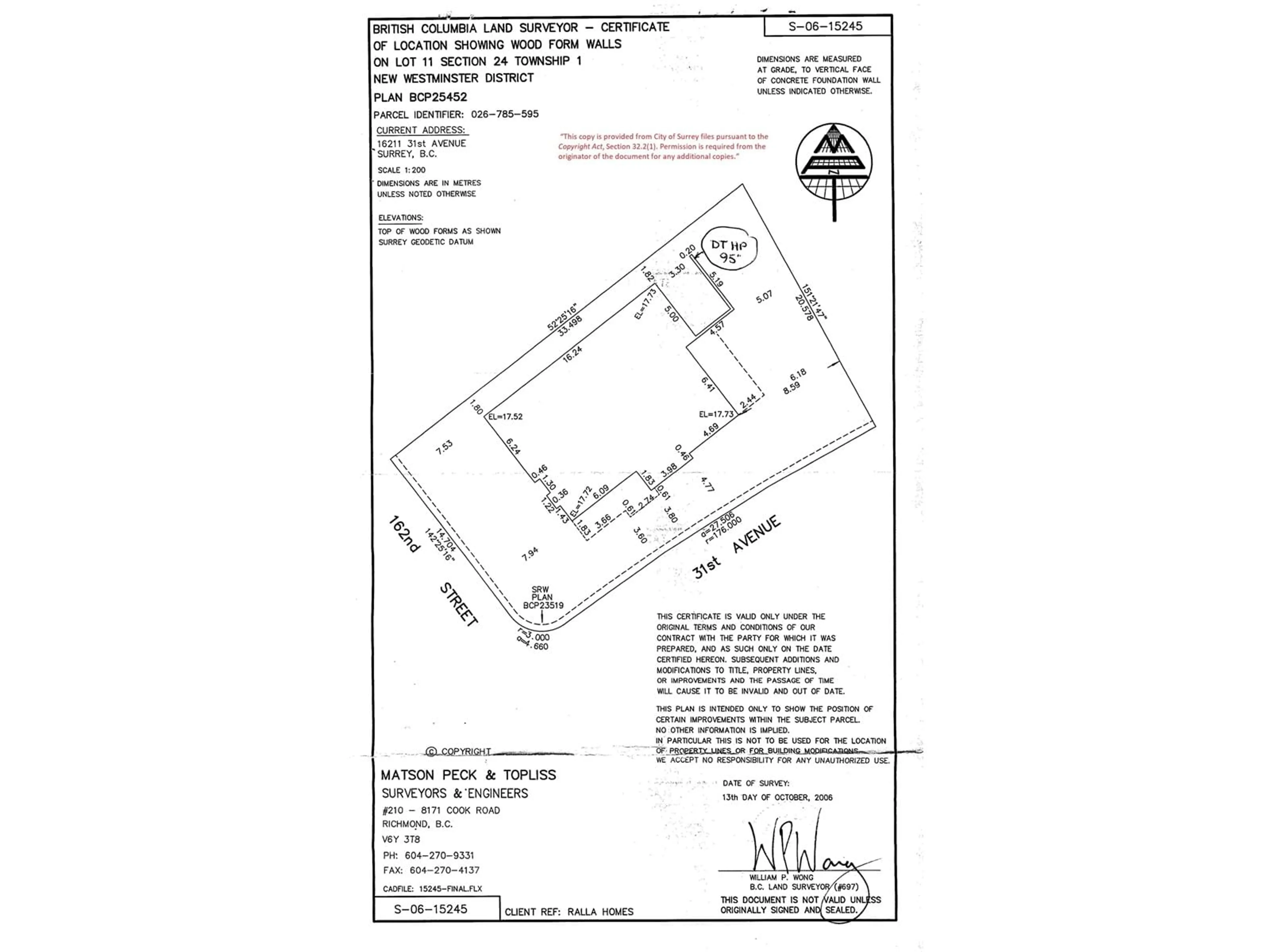 Floor plan for 16211 31, Surrey British Columbia V3Z7E1