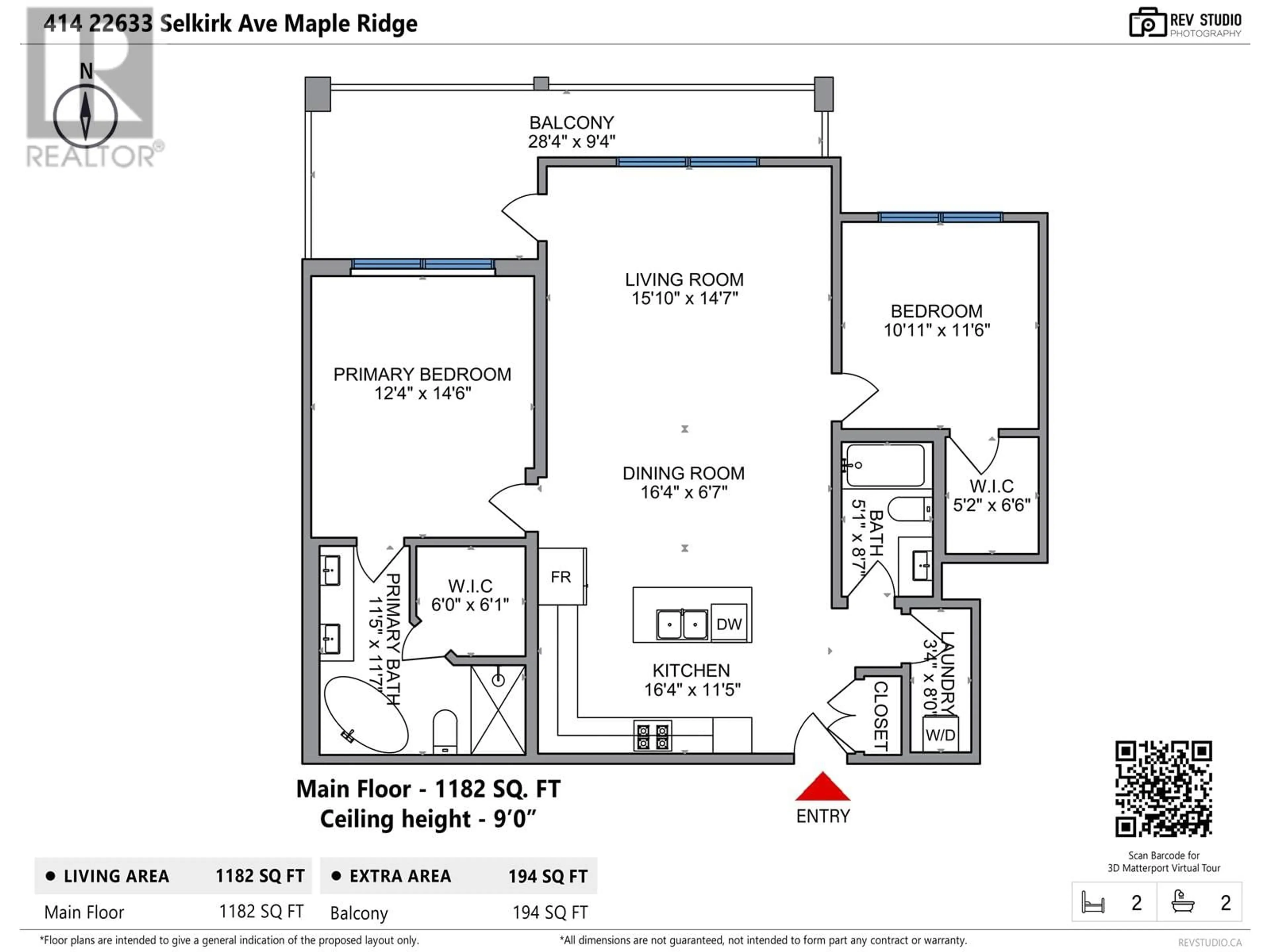 Floor plan for 414 - 22633 SELKIRK AVENUE, Maple Ridge British Columbia V2X1C7