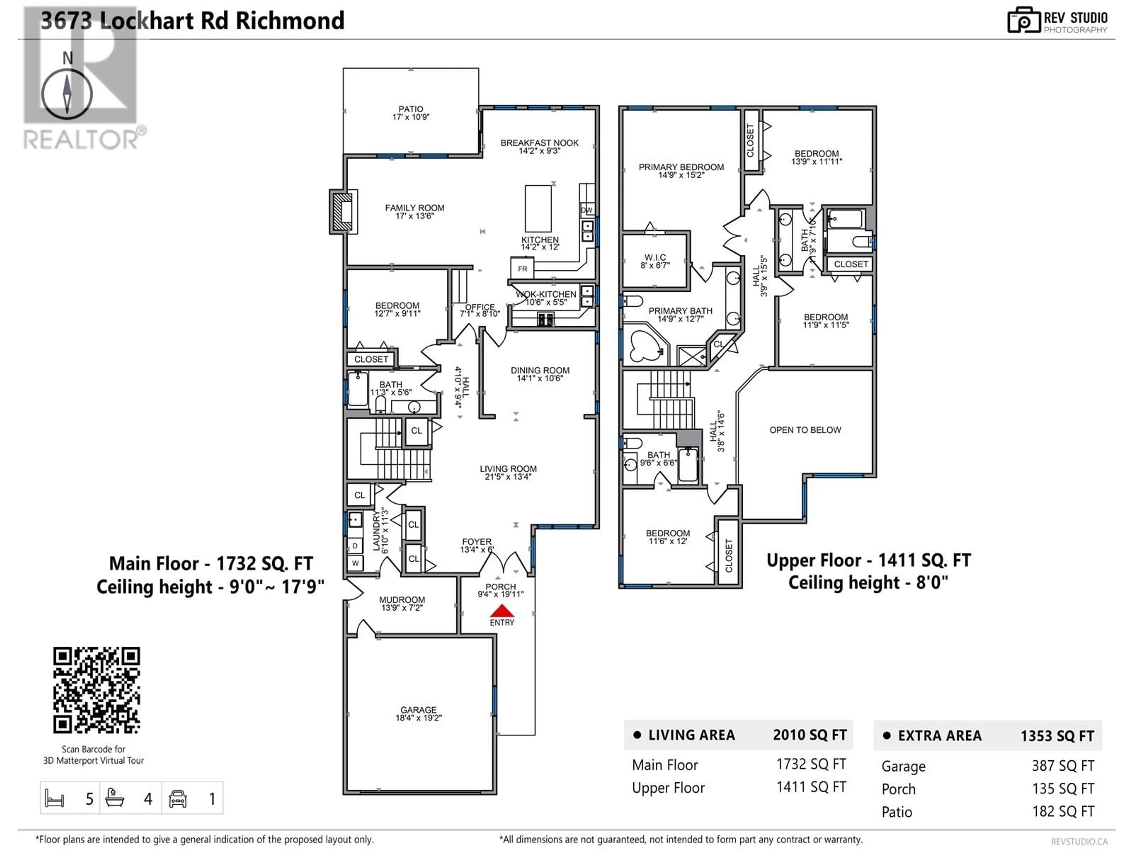 Floor plan for 3673 LOCKHART ROAD, Richmond British Columbia V7C1M4