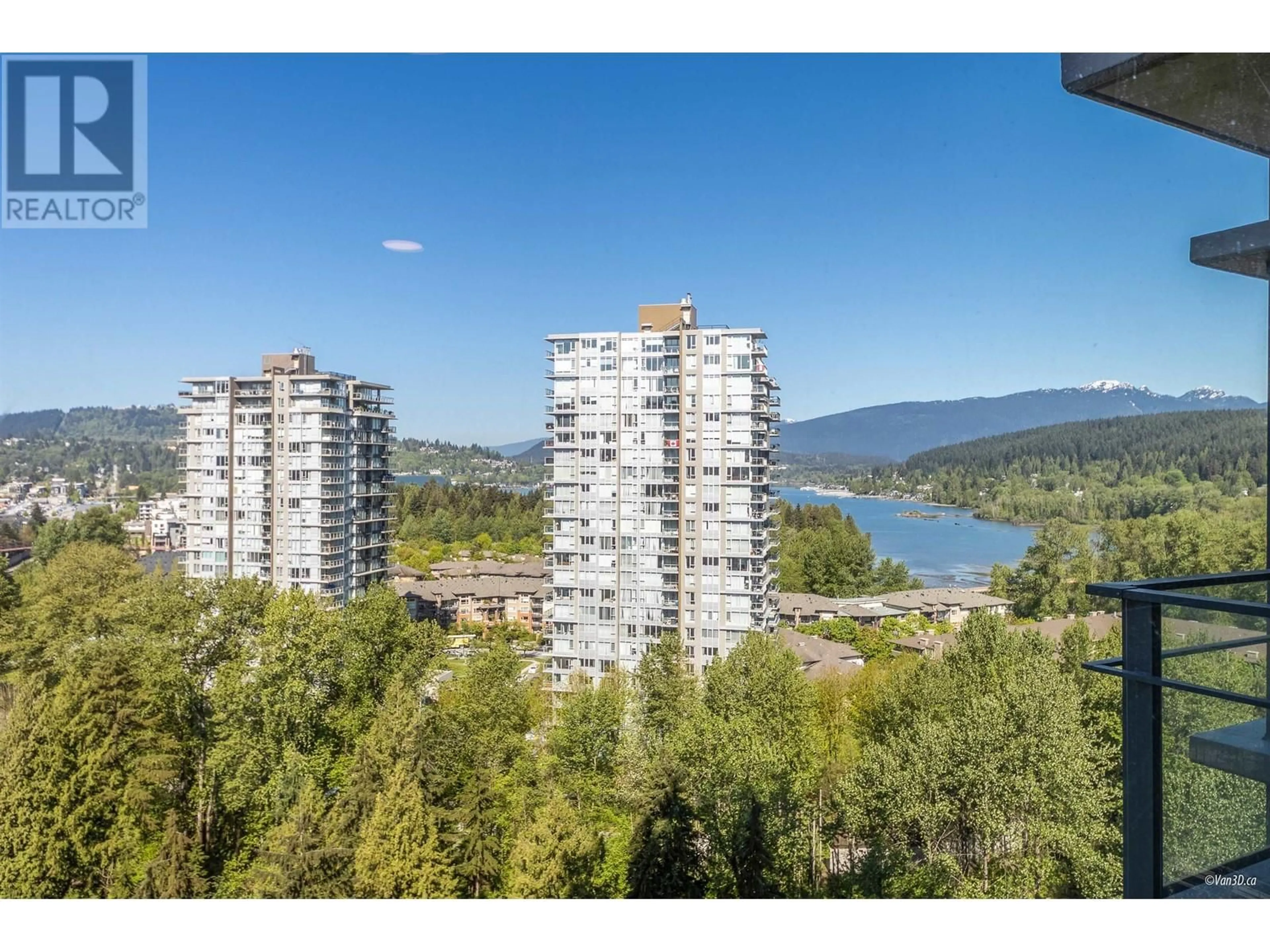 Balcony in the apartment, water/lake/river/ocean view for 1801 - 301 CAPILANO ROAD, Port Moody British Columbia V3H0G6