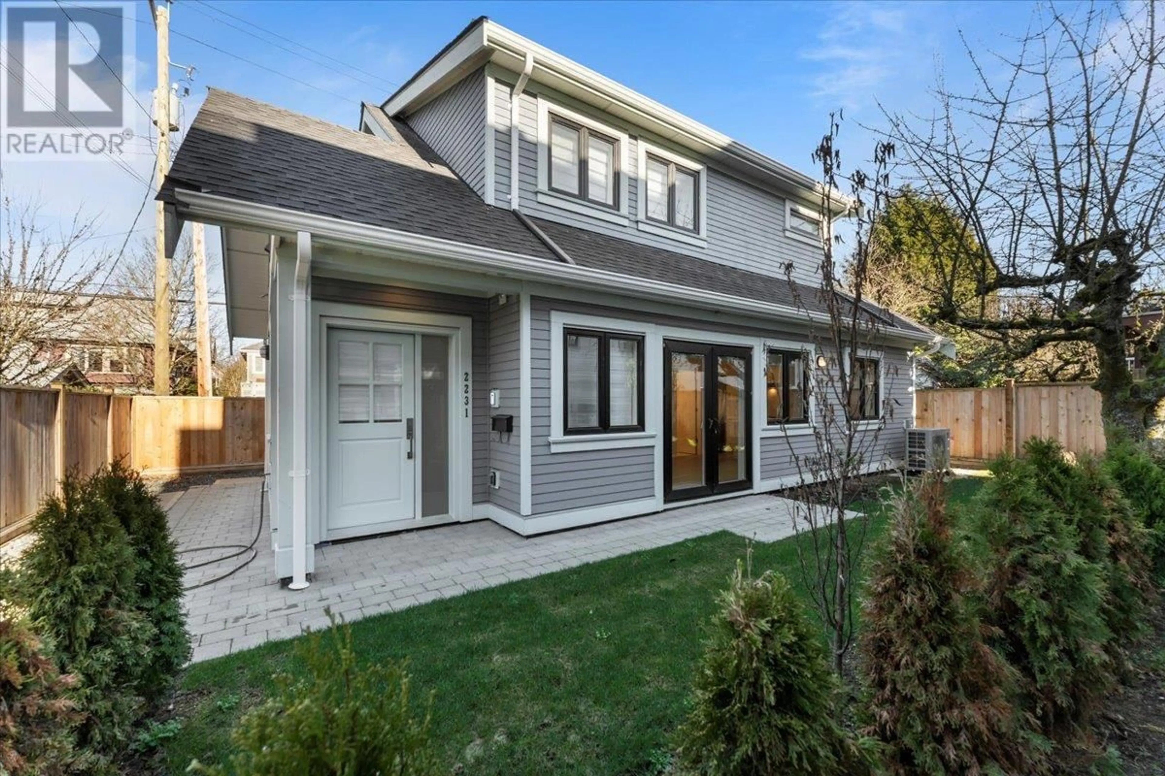 Home with vinyl exterior material, street for 2231 16TH AVENUE, Vancouver British Columbia V6K3B4