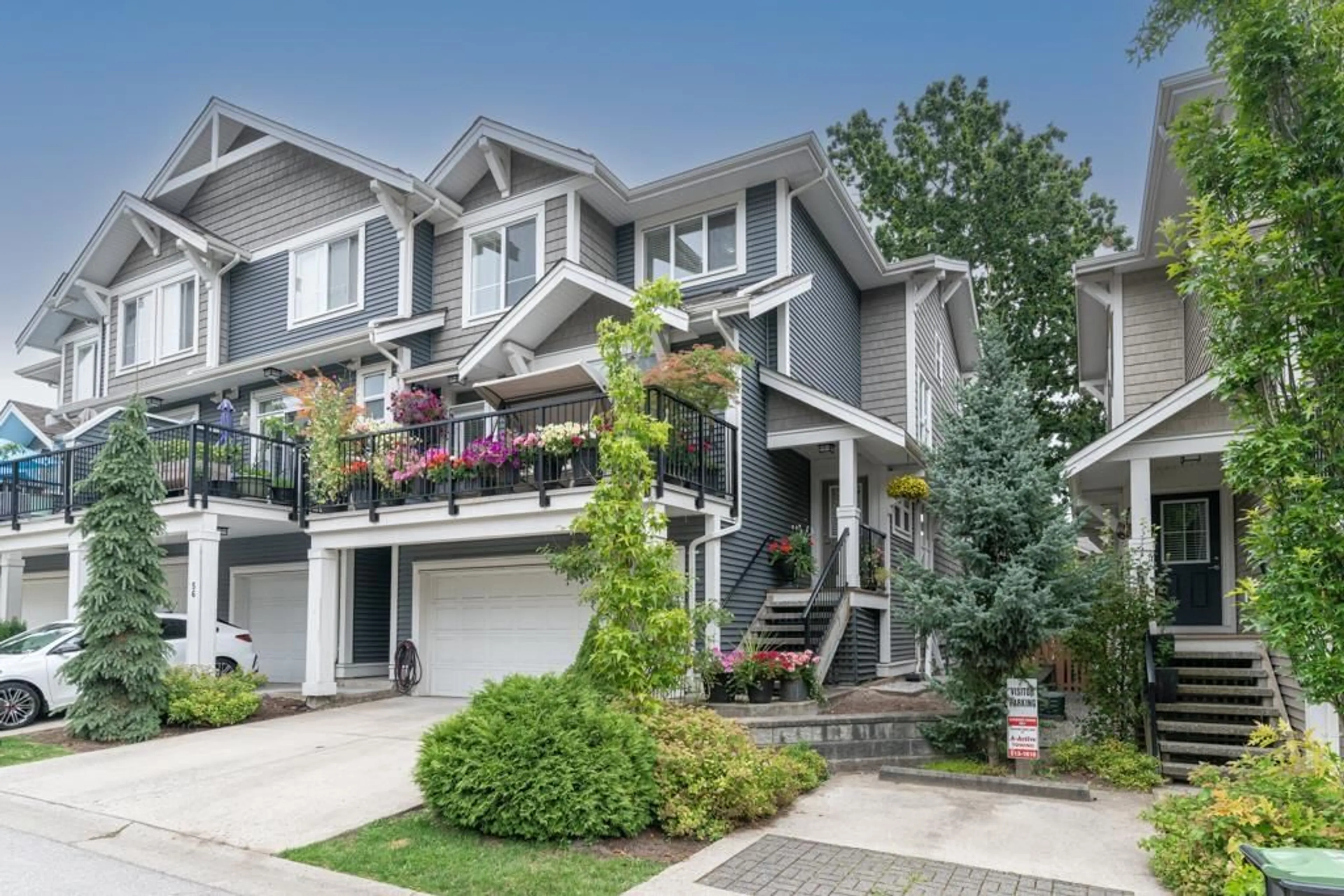 Home with vinyl exterior material, street for 55 - 7059 210, Langley British Columbia V2Y0T2