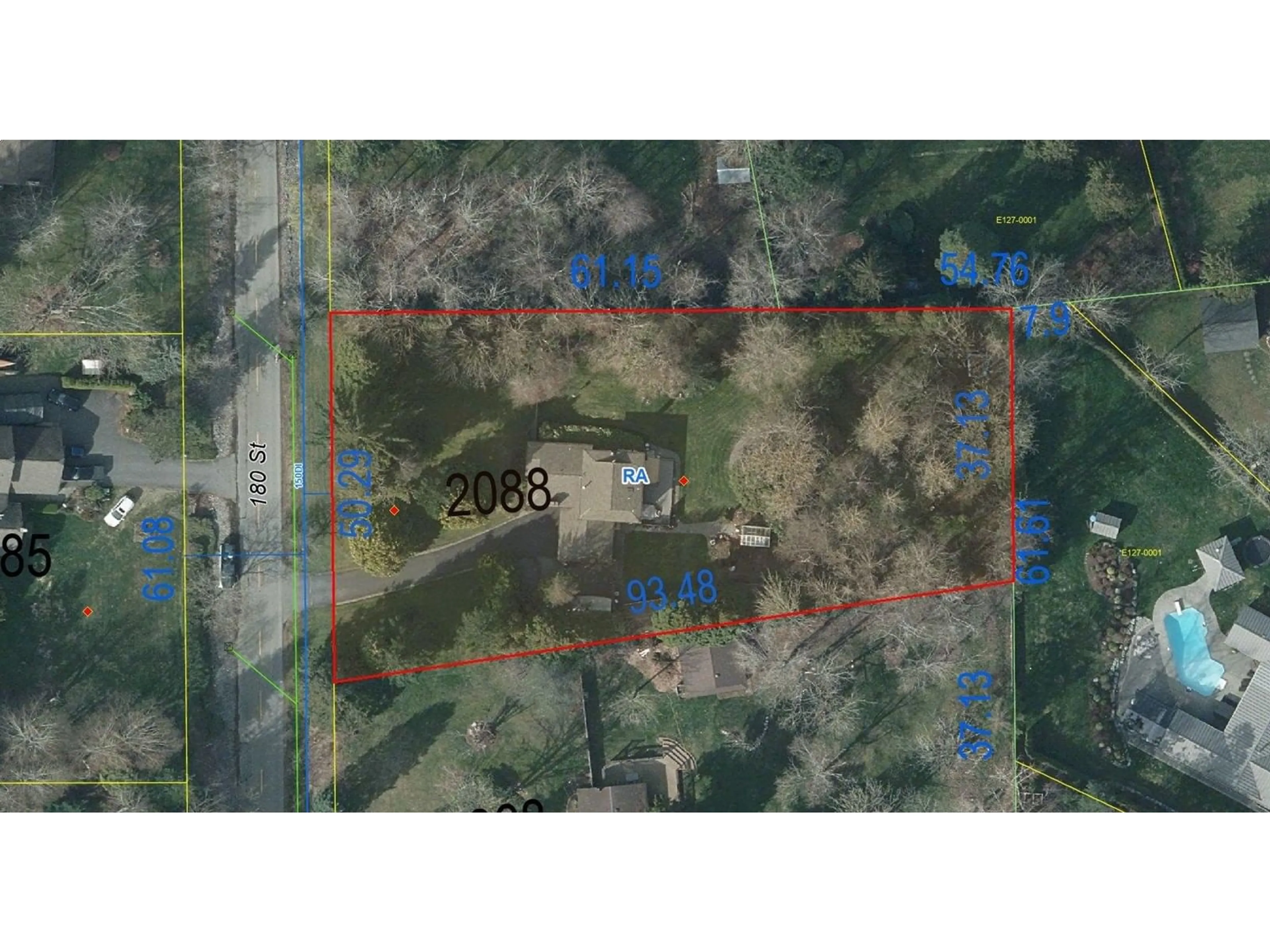 A pic from outside/outdoor area/front of a property/back of a property/a pic from drone, unknown for 2088 180, Surrey British Columbia V3Z9V7