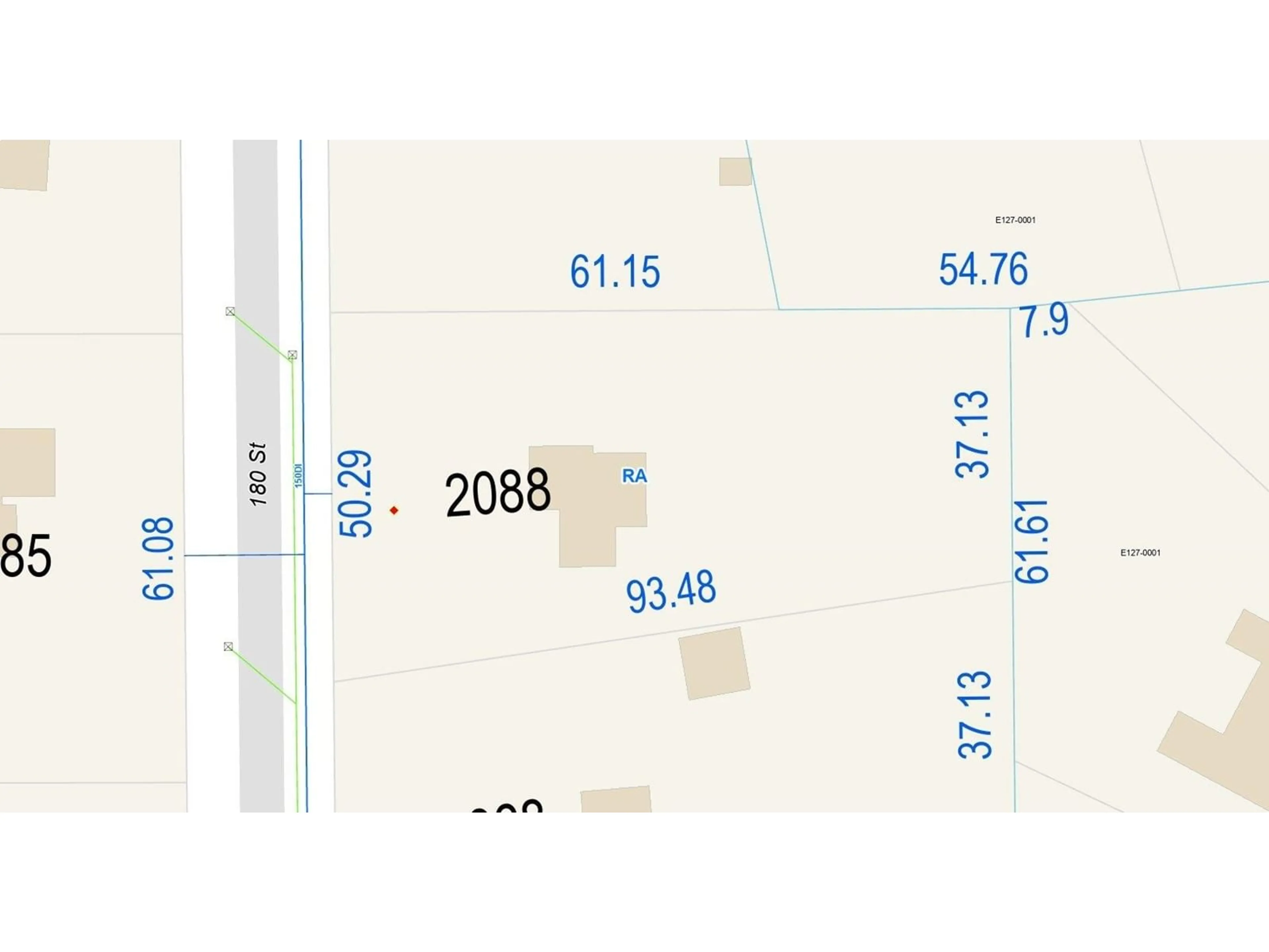 Picture of a map for 2088 180, Surrey British Columbia V3Z9V7