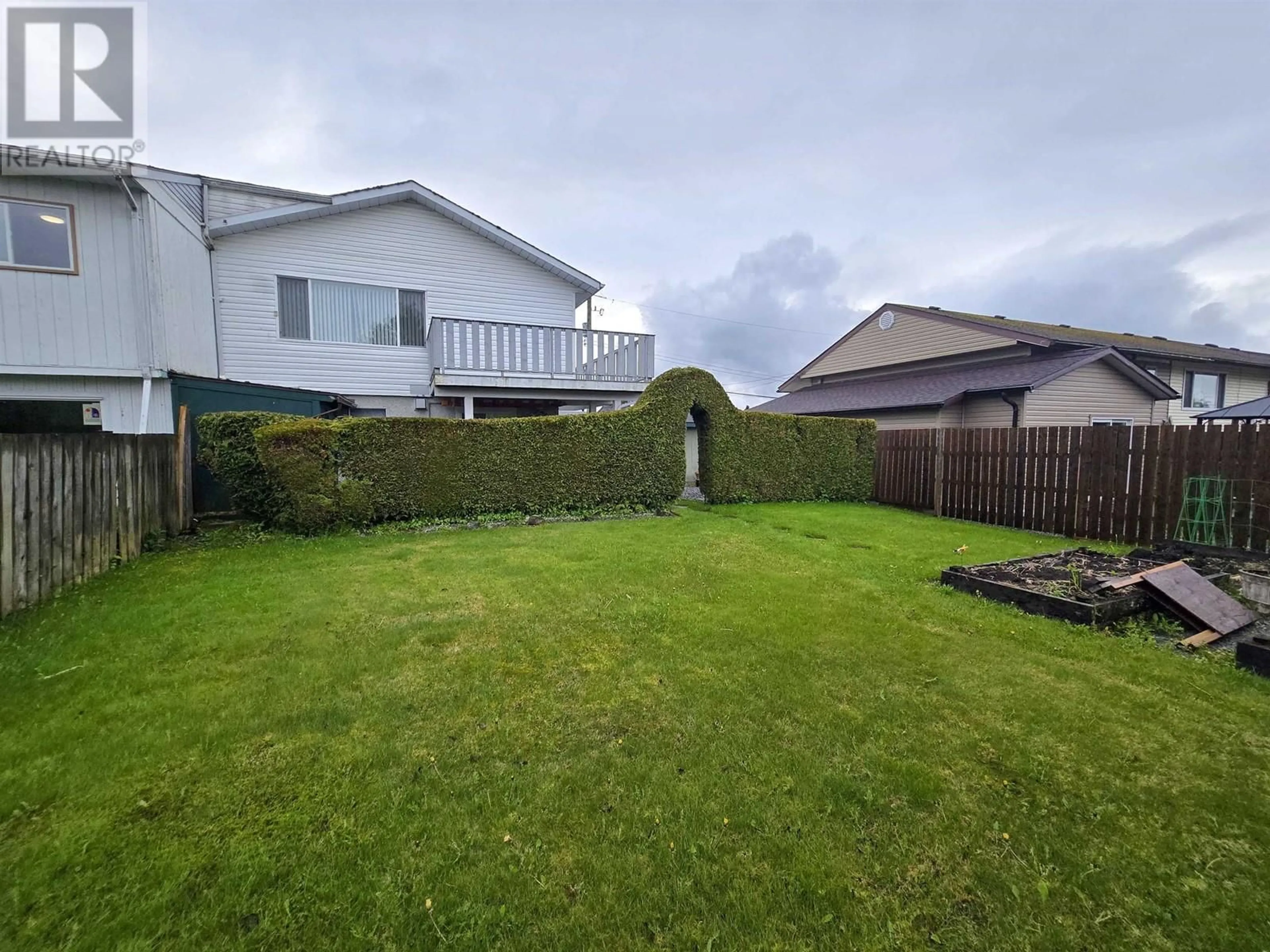 A pic from outside/outdoor area/front of a property/back of a property/a pic from drone, unknown for 81 MALLARD STREET, Kitimat British Columbia V8C1N2