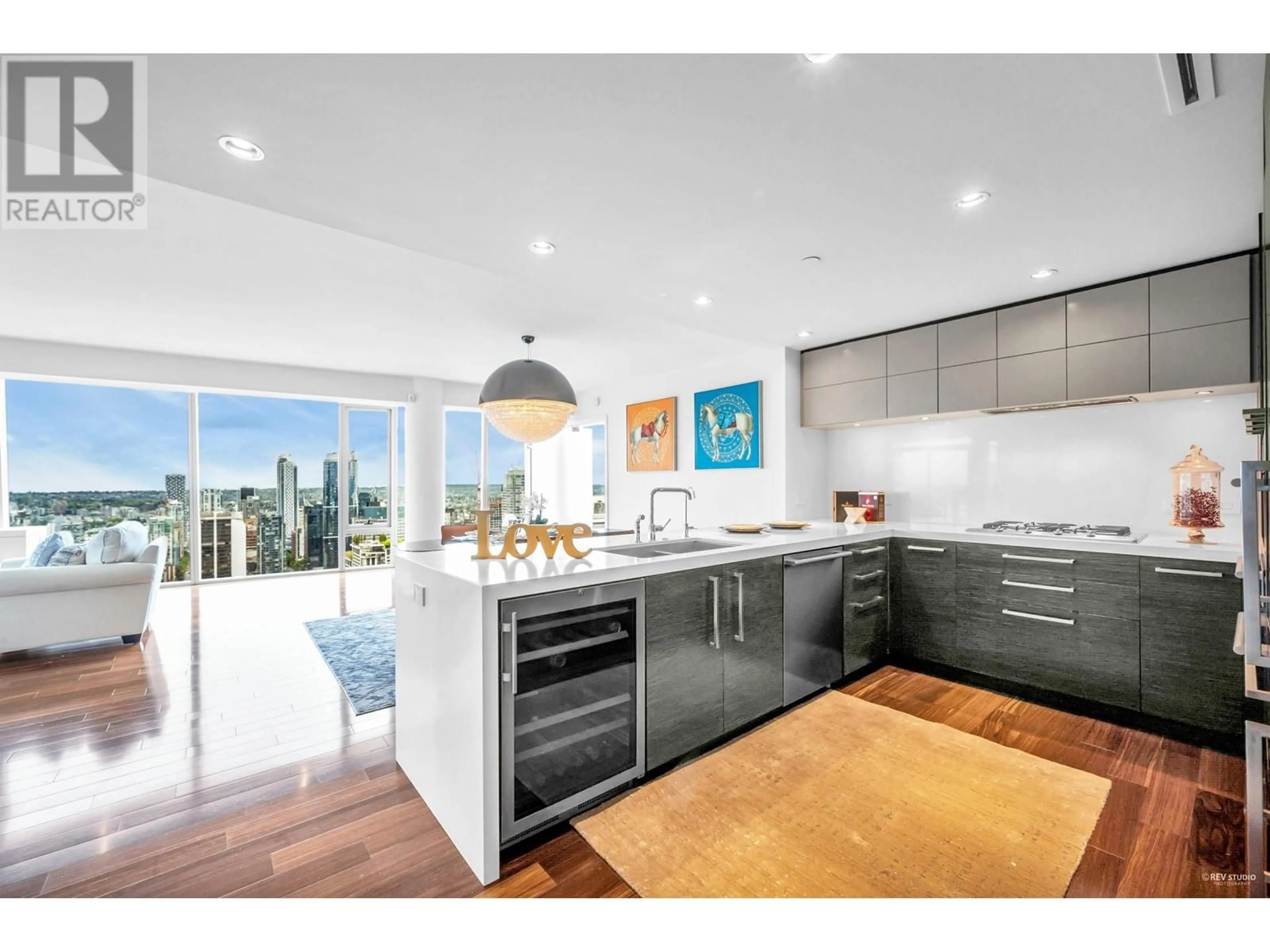 Open concept kitchen, unknown for 3904 - 667 HOWE STREET, Vancouver British Columbia V6C0B5