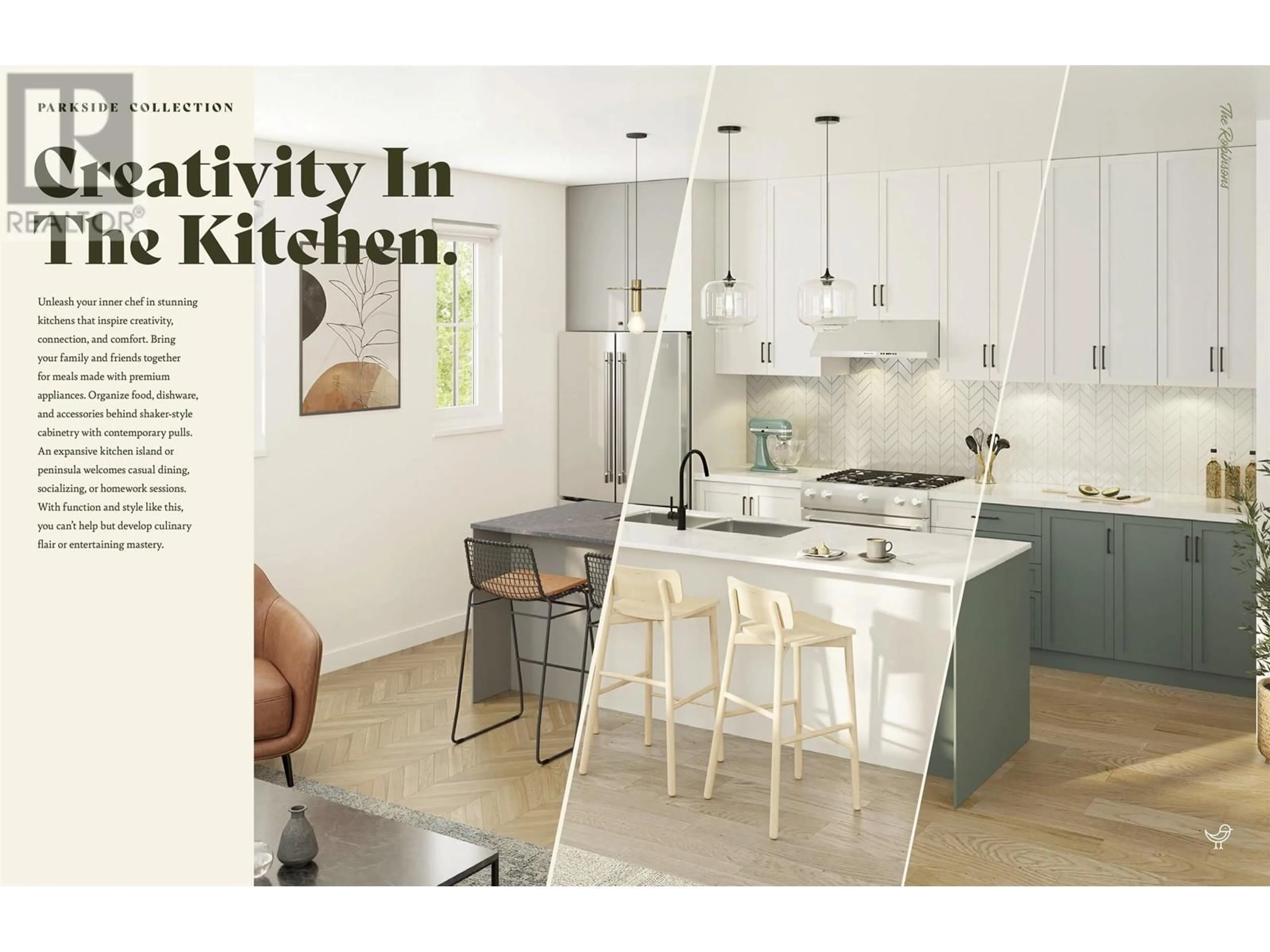 Open concept kitchen, ceramic/tile floor for SL61 - 720 ROBINSON STREET, Coquitlam British Columbia V3J0P9