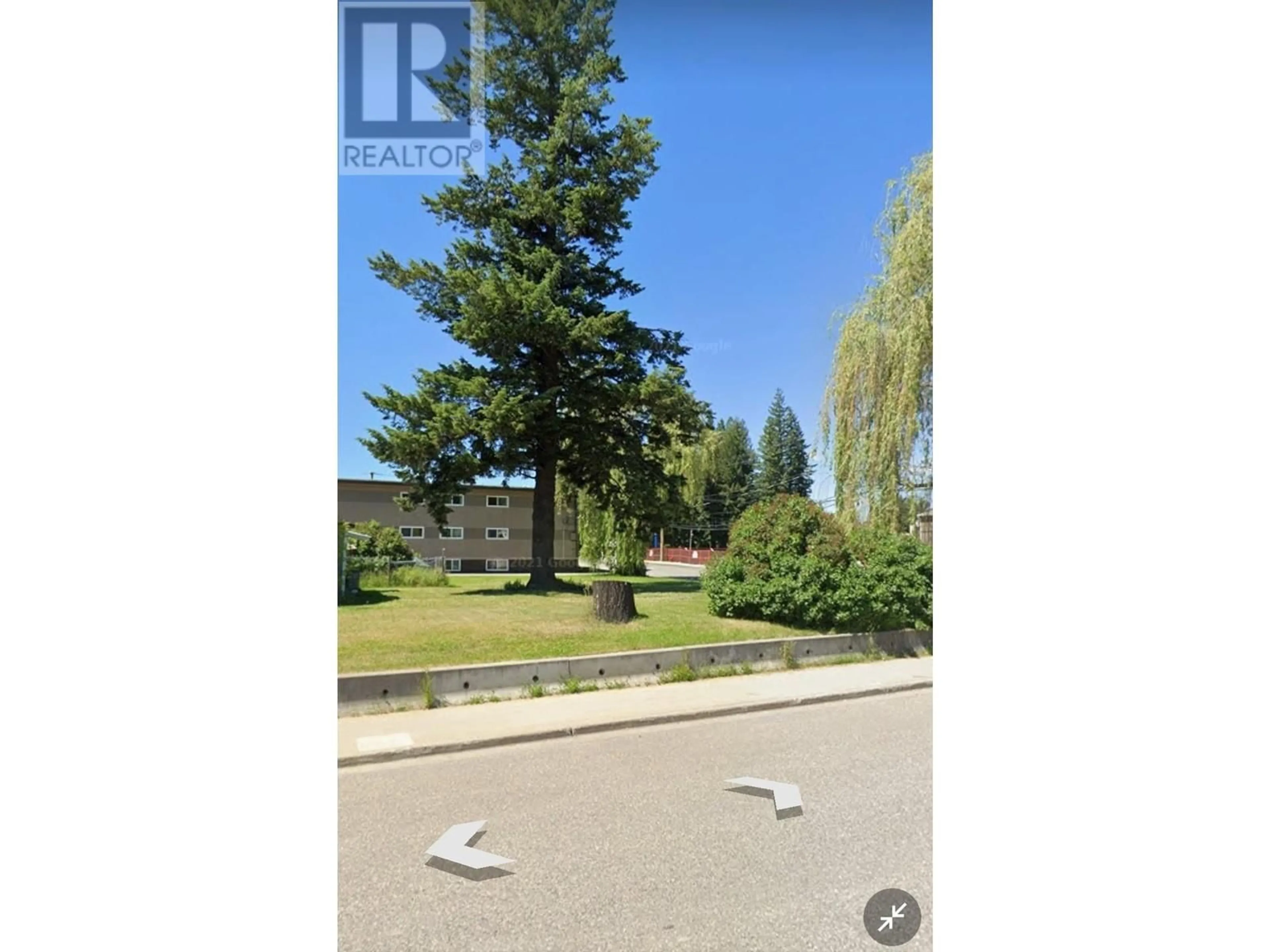 A pic from outside/outdoor area/front of a property/back of a property/a pic from drone, street for A - 180 BOWRON AVENUE, Quesnel British Columbia V2J2T7