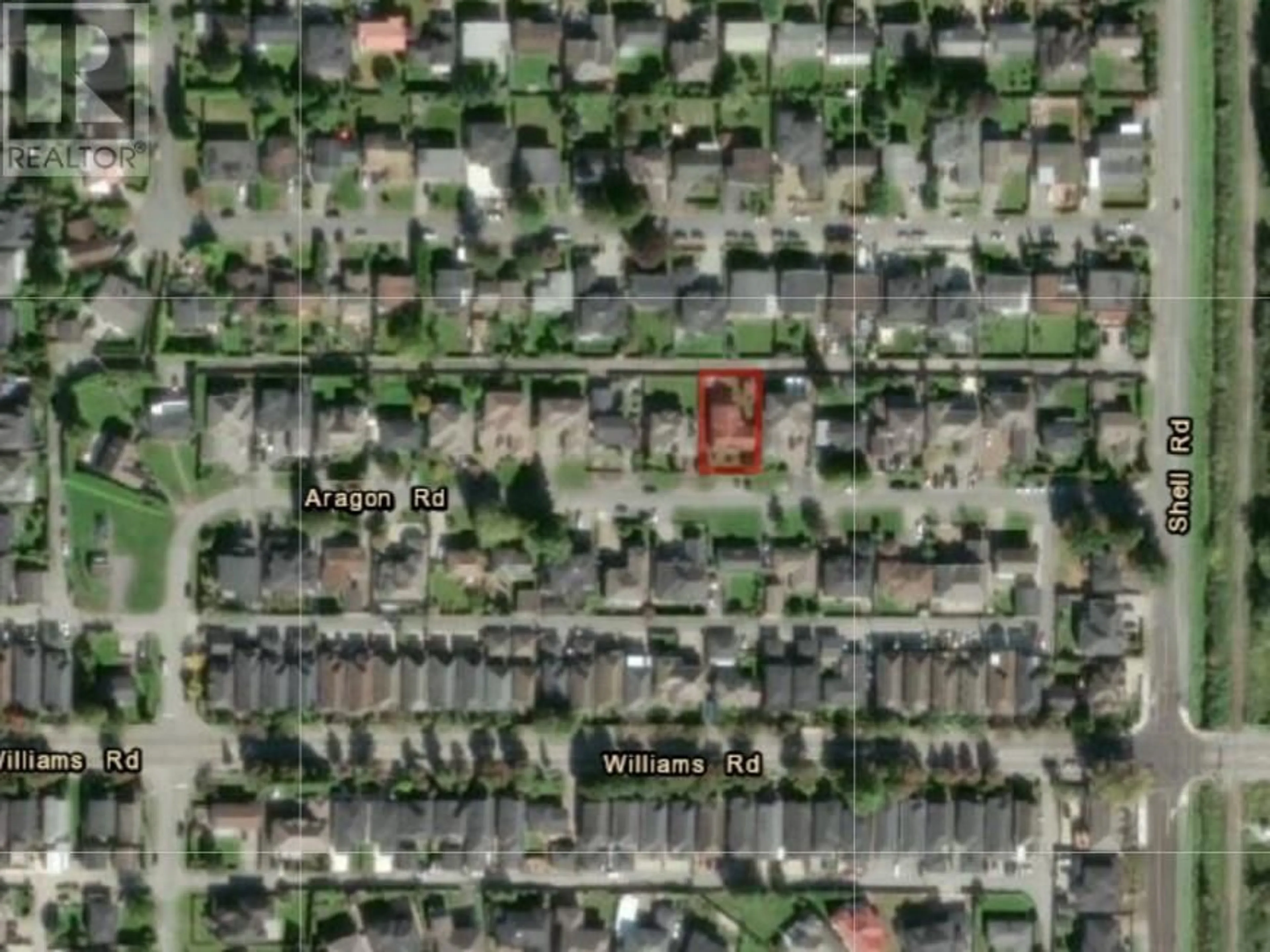 Picture of a map for 10591 ARAGON ROAD, Richmond British Columbia V7A3E8