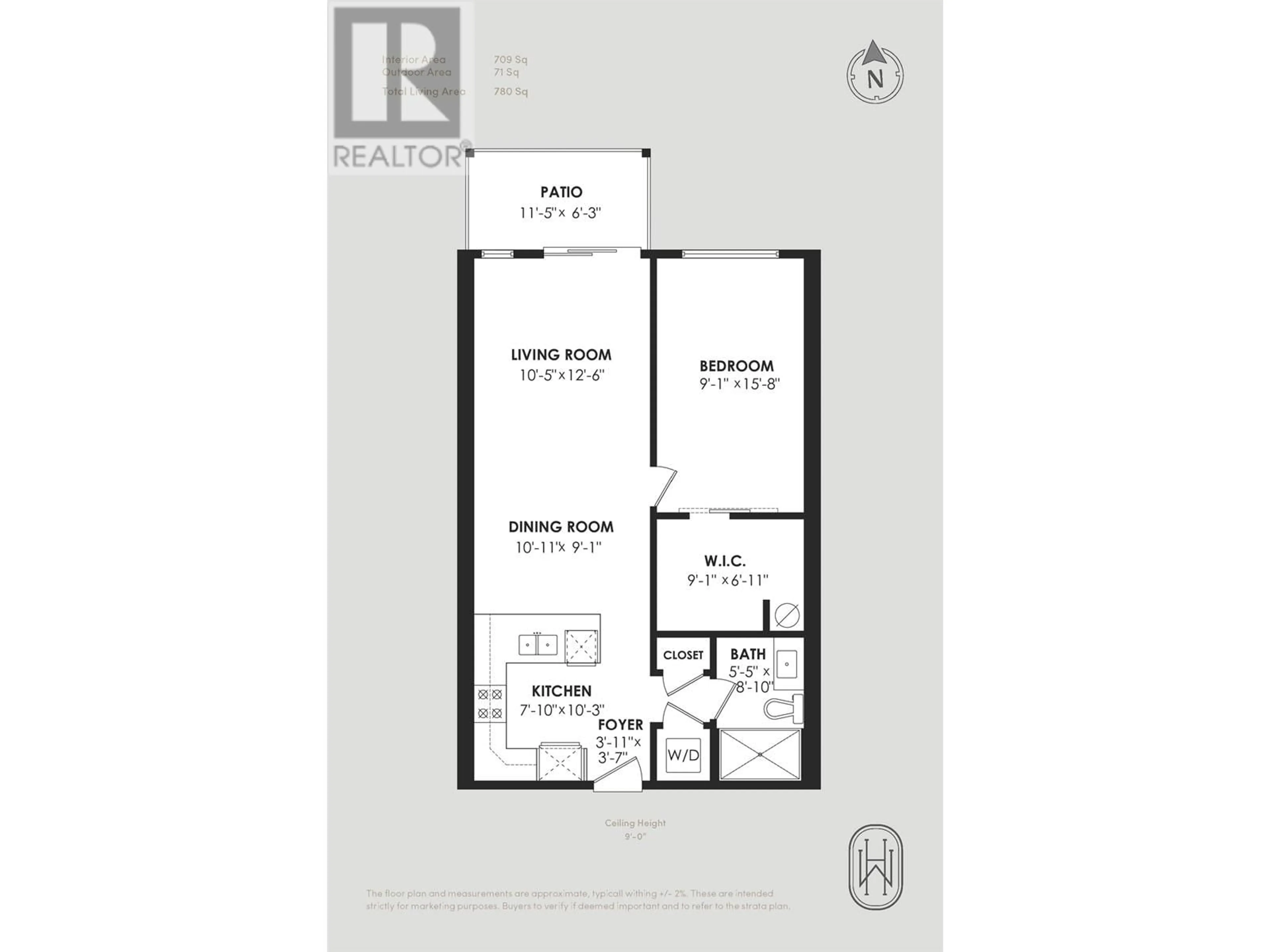 Floor plan for 409 - 12310 222 STREET, Maple Ridge British Columbia V2X5W7