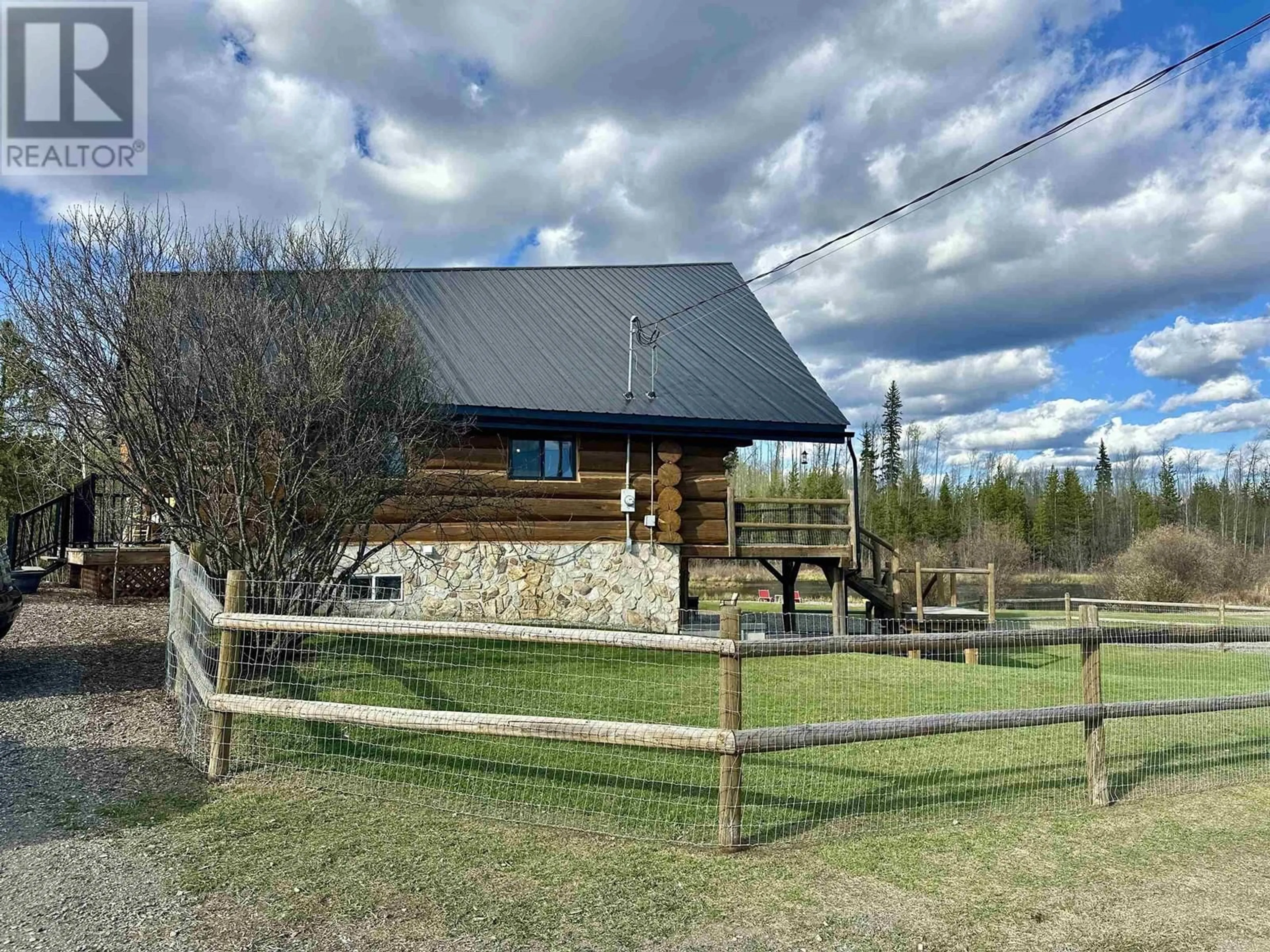 A pic from outside/outdoor area/front of a property/back of a property/a pic from drone, unknown for 24959 STURGEON POINT ROAD, Vanderhoof British Columbia V0J3A2