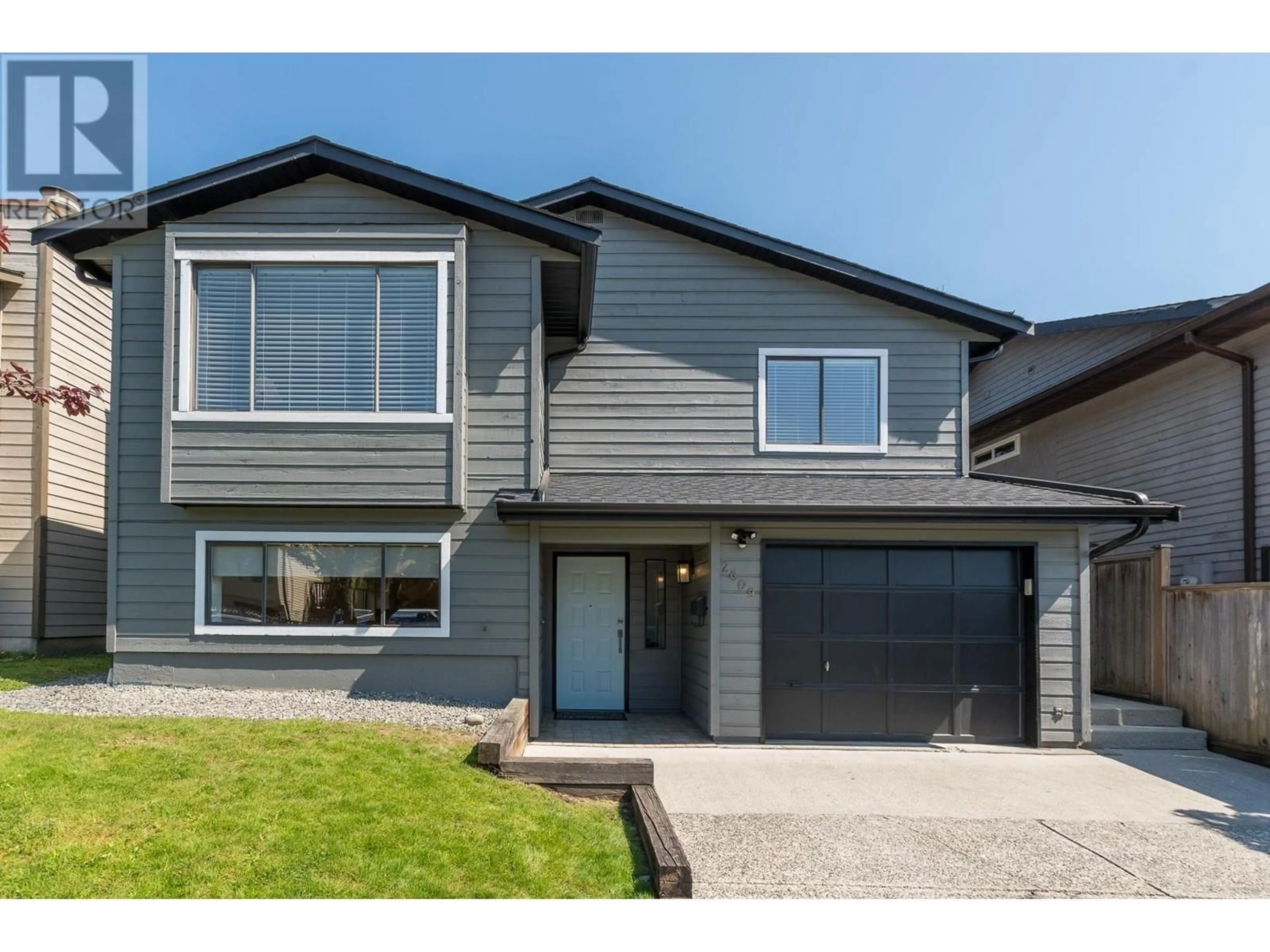 Home with vinyl exterior material, street for 2609 HARRIER DRIVE, Coquitlam British Columbia V3E2A7