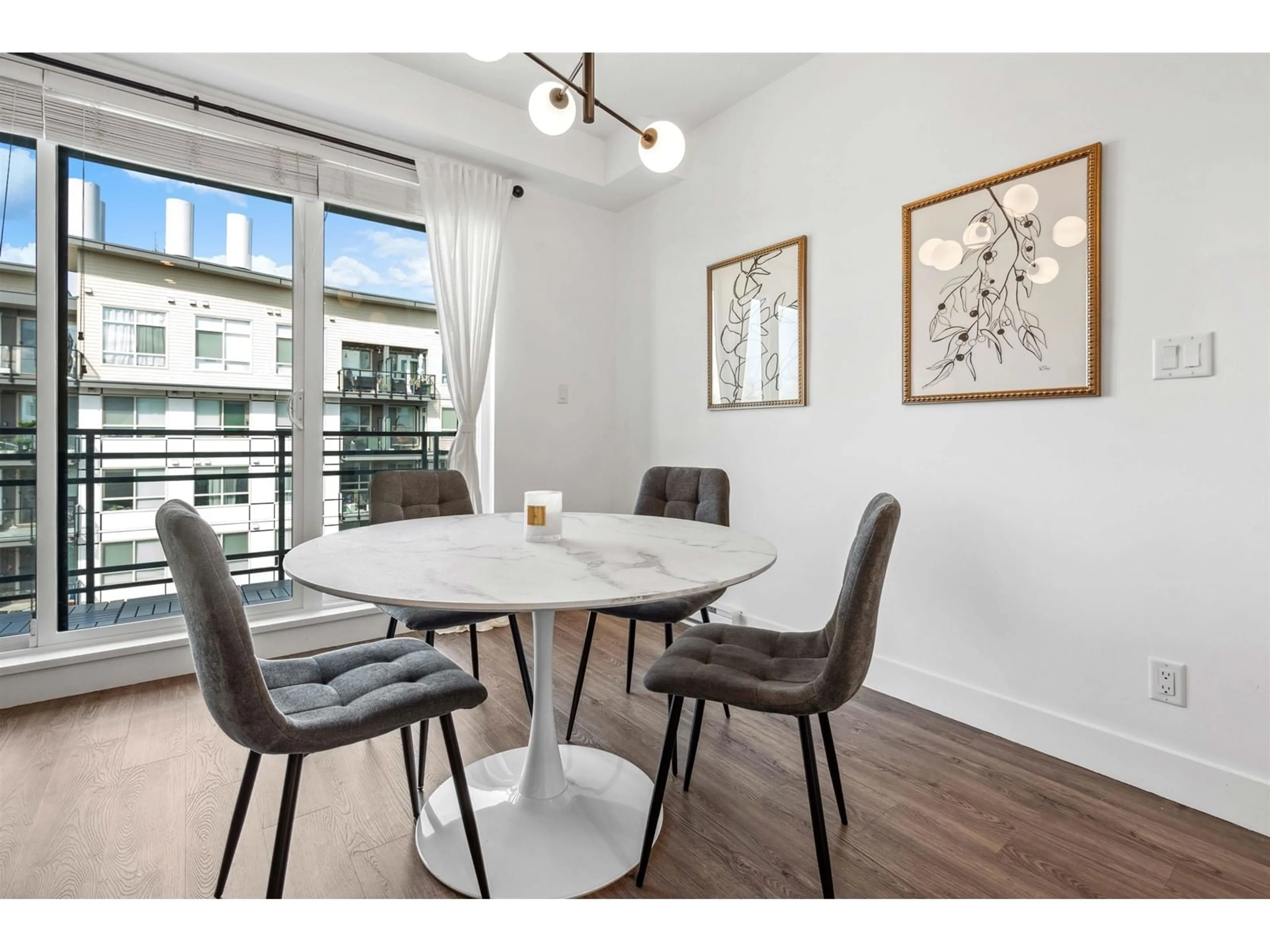 Dining room, wood/laminate floor for A512 - 20838 78B, Langley British Columbia V2Y3M1