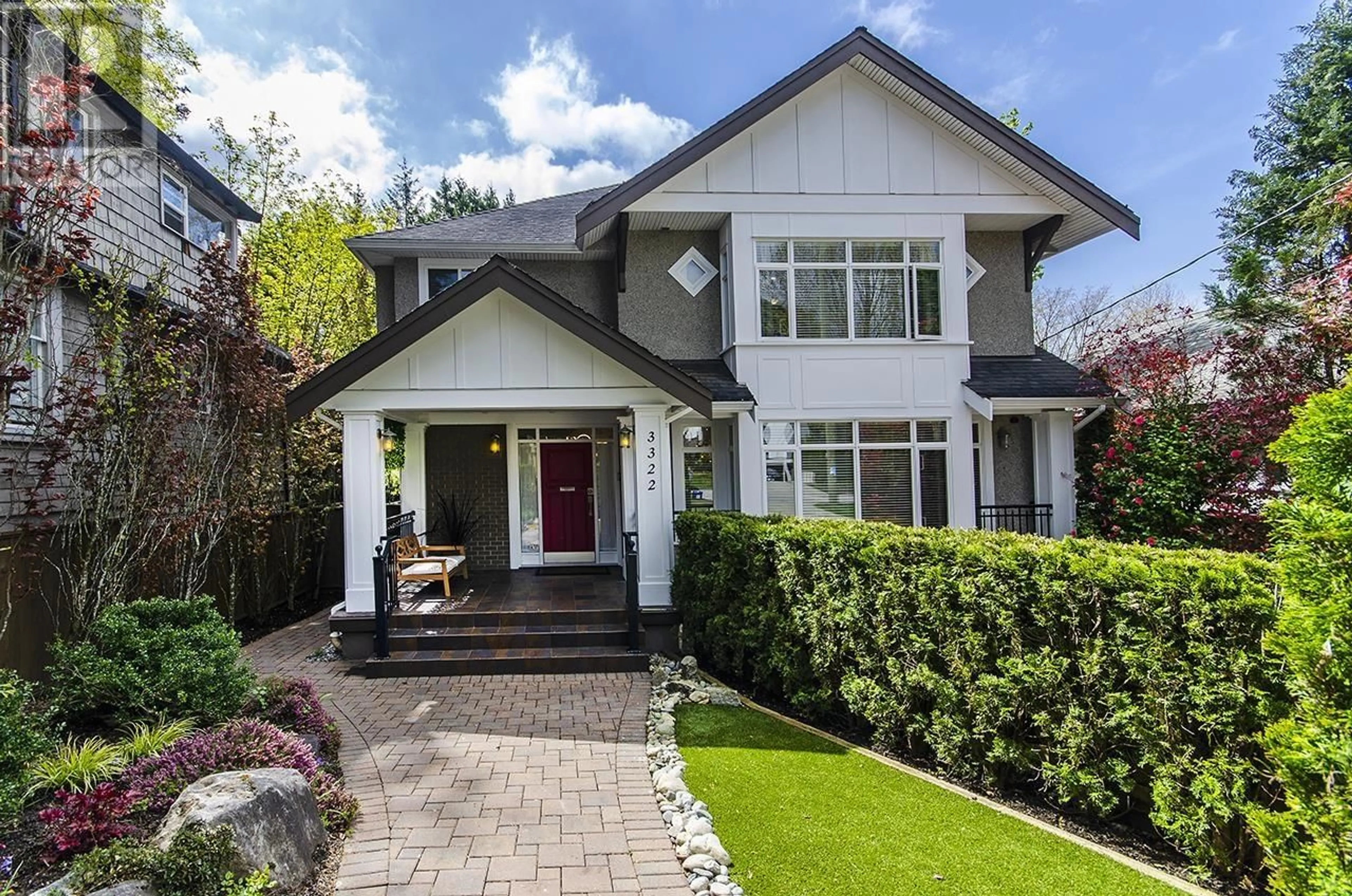 Home with brick exterior material, street for 3322 40TH AVENUE, Vancouver British Columbia V6N3B6