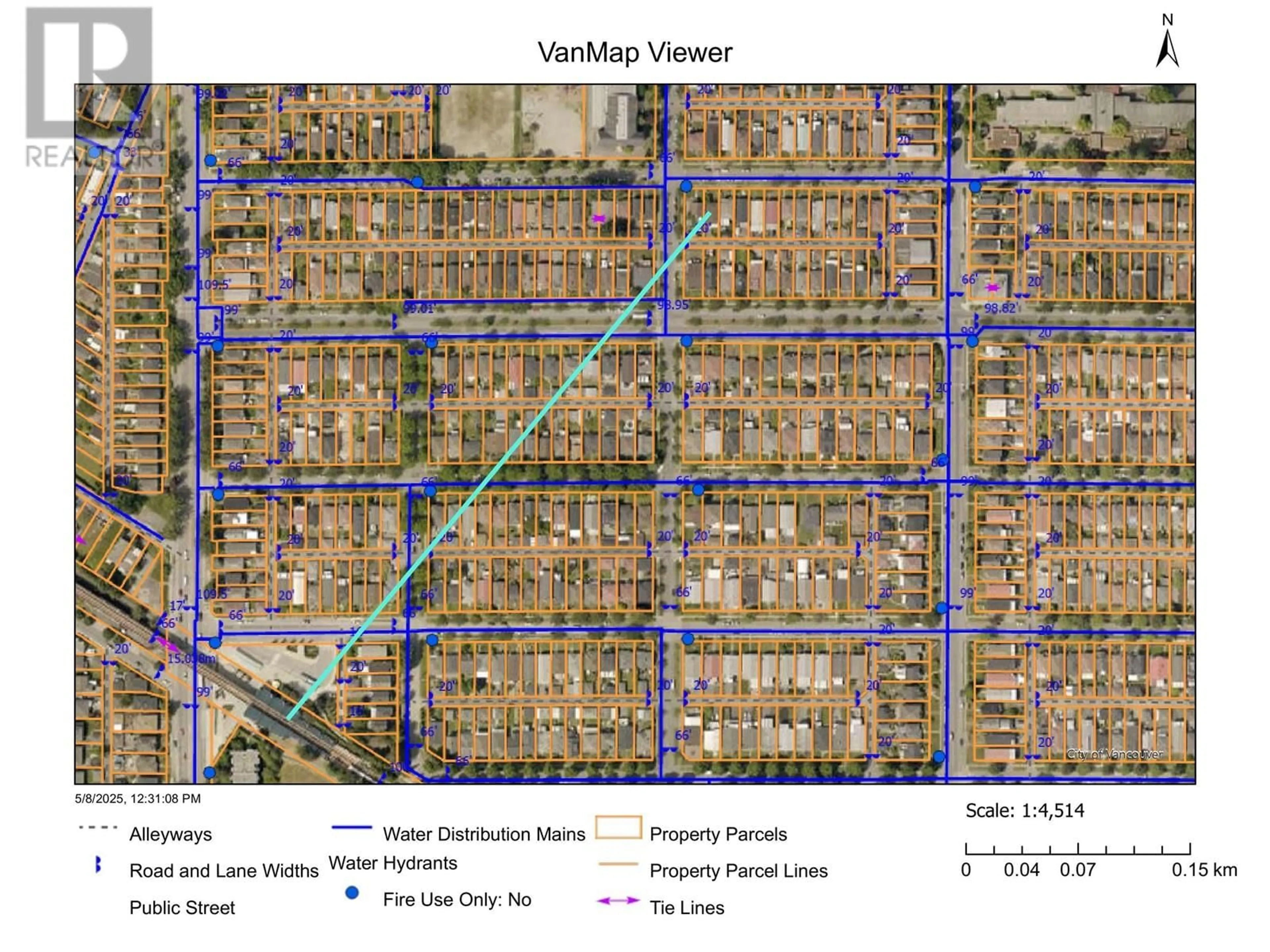 Picture of a map for 2610 21ST AVENUE, Vancouver British Columbia V5M2W1