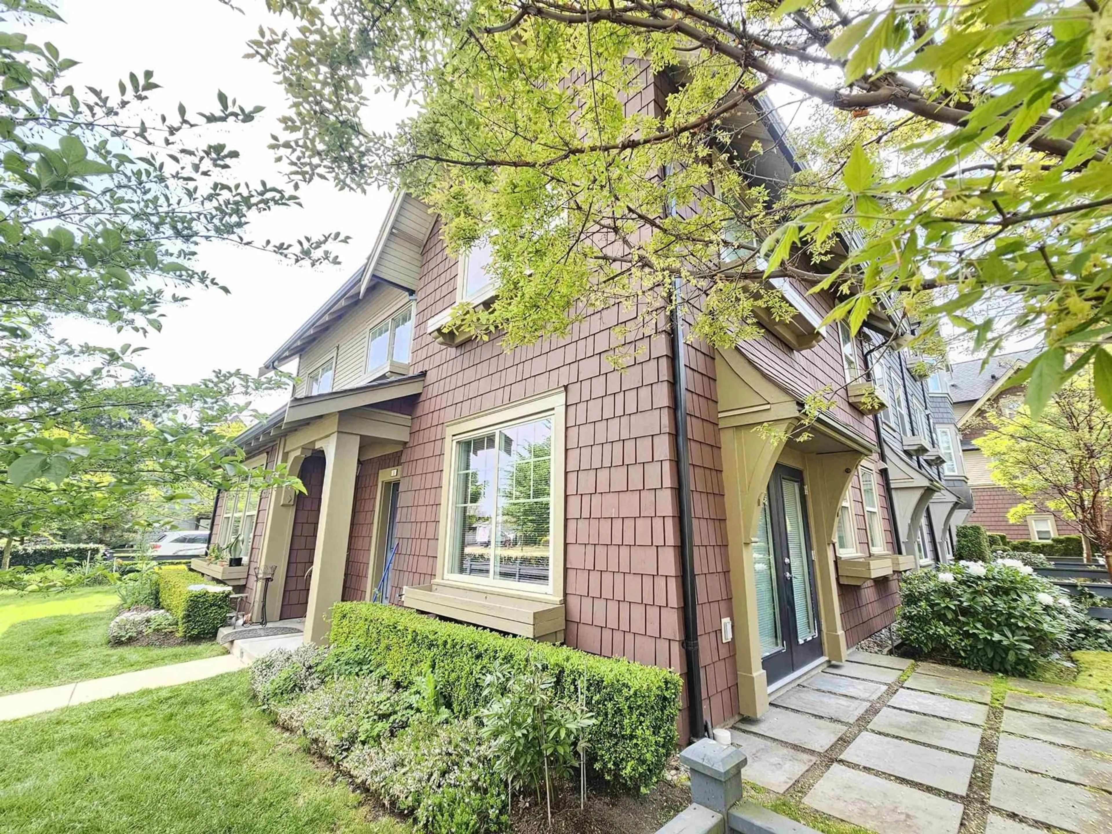 Home with brick exterior material, street for 1 - 6450 187, Surrey British Columbia V3S2X4