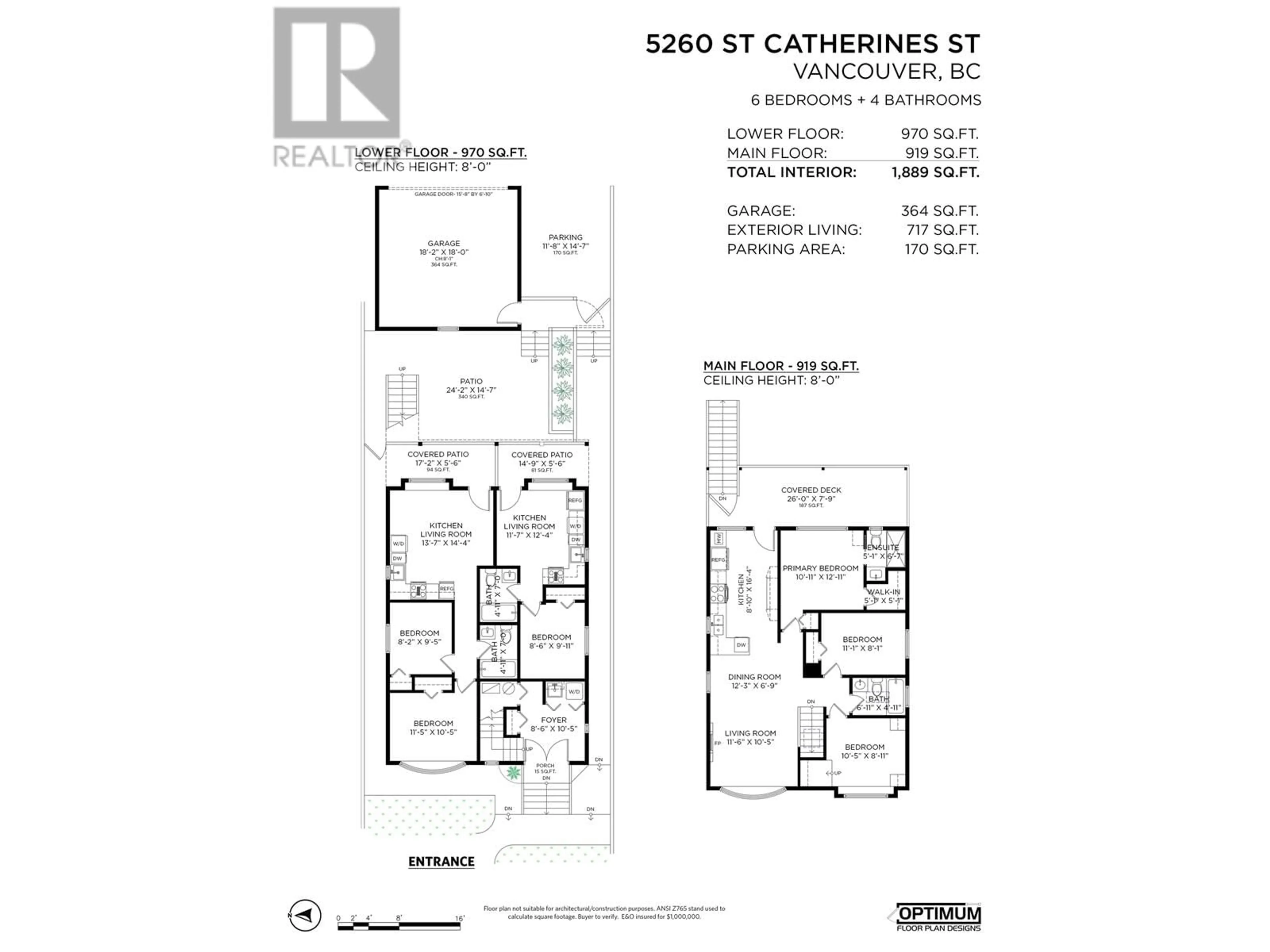 Floor plan for 5260 ST. CATHERINES STREET, Vancouver British Columbia V5W3G1