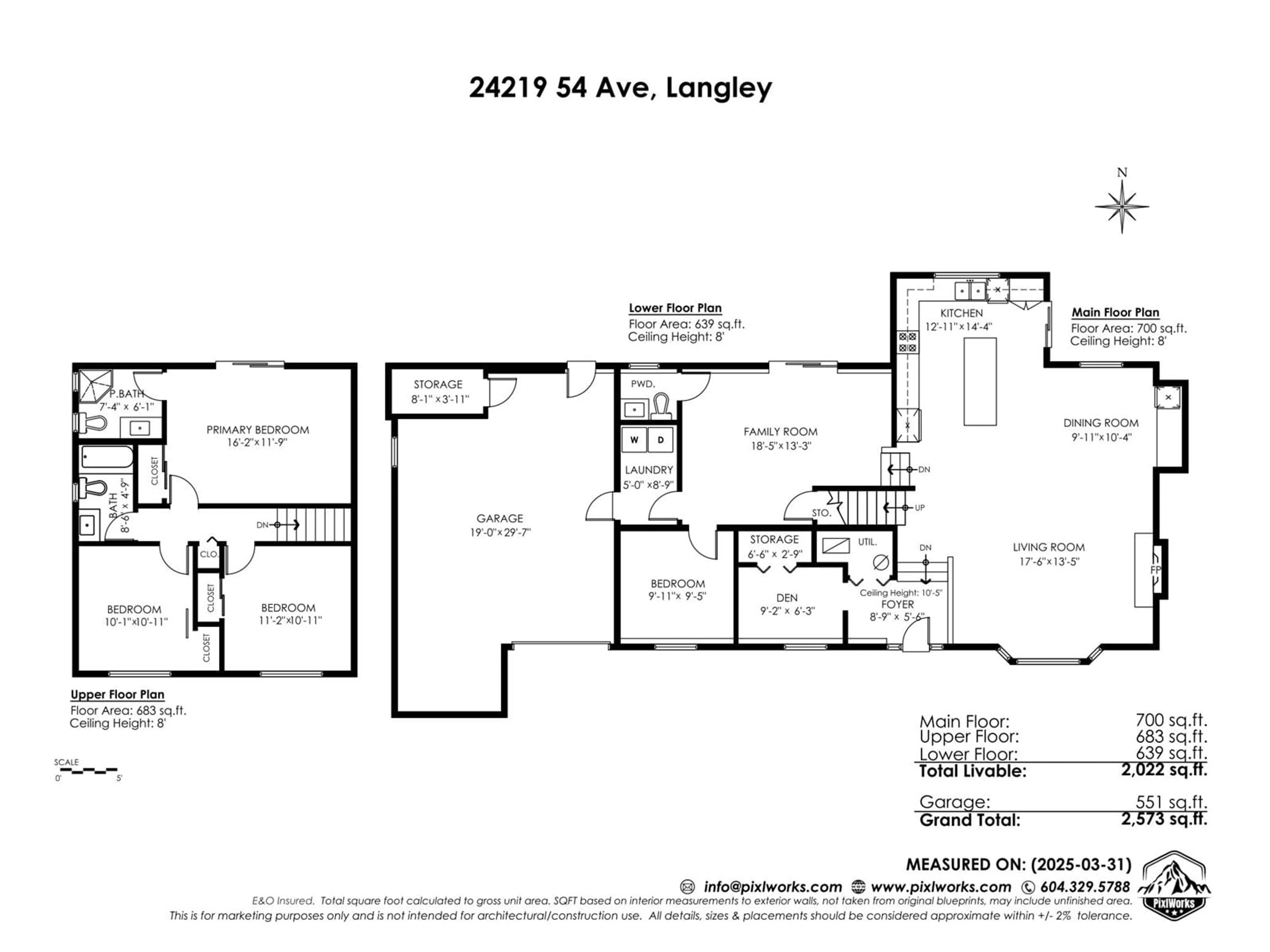 Floor plan for 24219 54, Langley British Columbia V2Z2N4