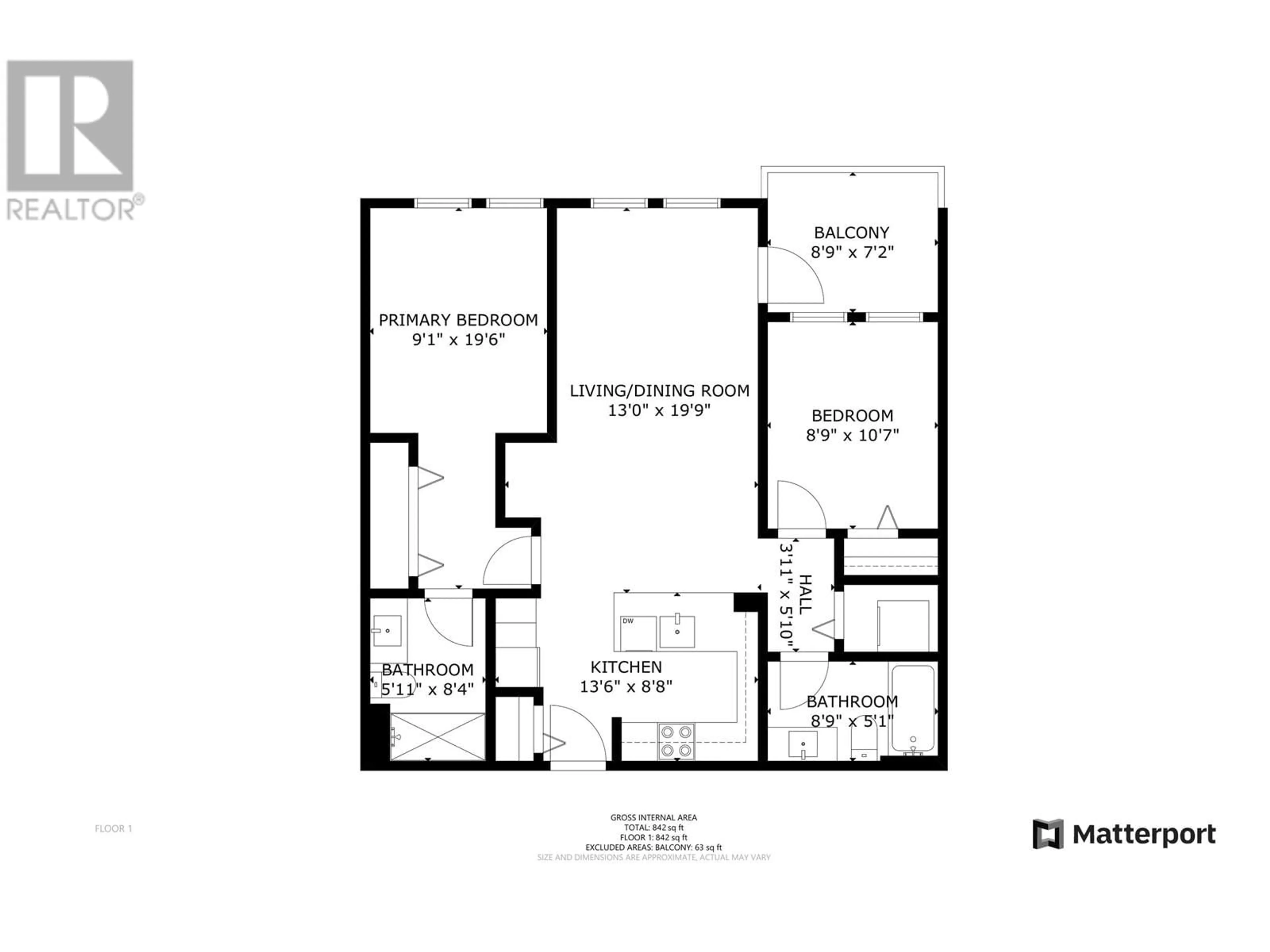 Floor plan for 208 - 9228 SLOPES MEWS, Burnaby British Columbia V5A0E9