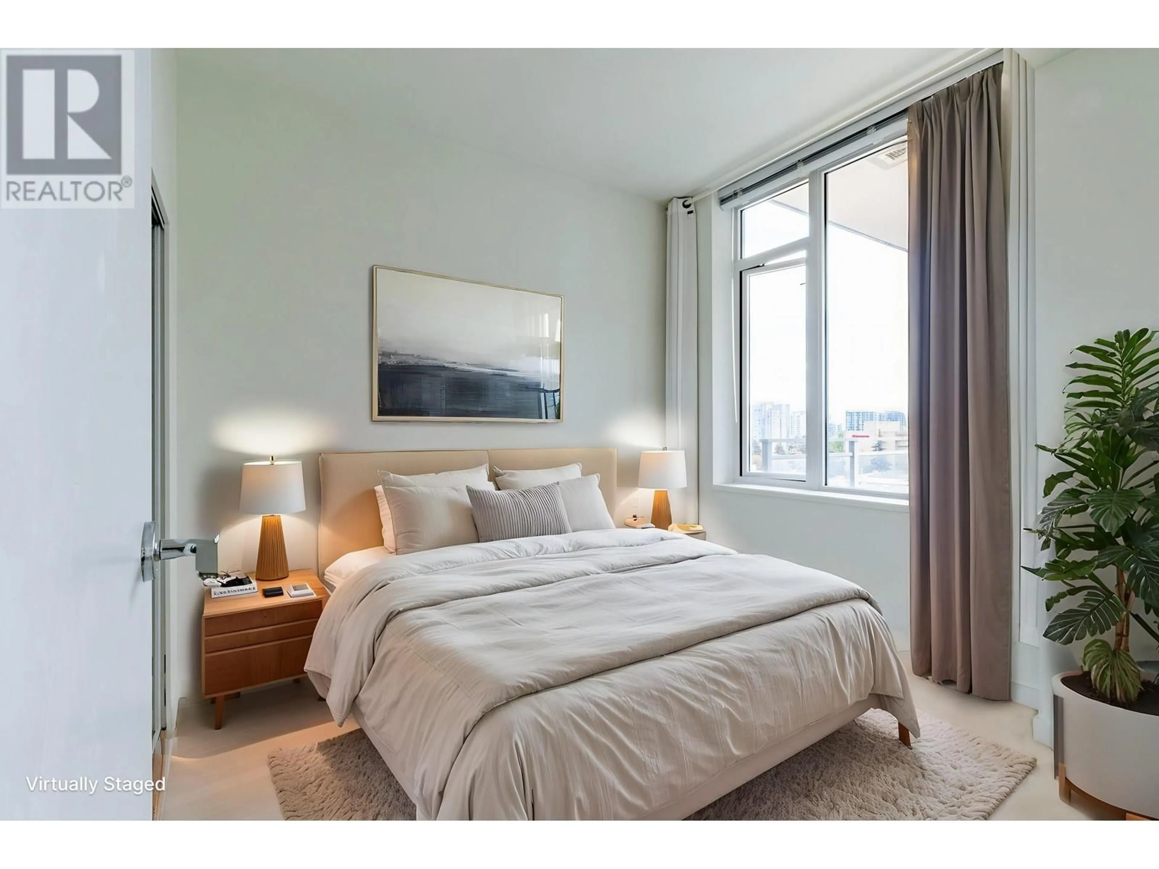 Bedroom with bed, unknown for 904 - 7688 ALDERBRIDGE WAY, Richmond British Columbia V6X0P7