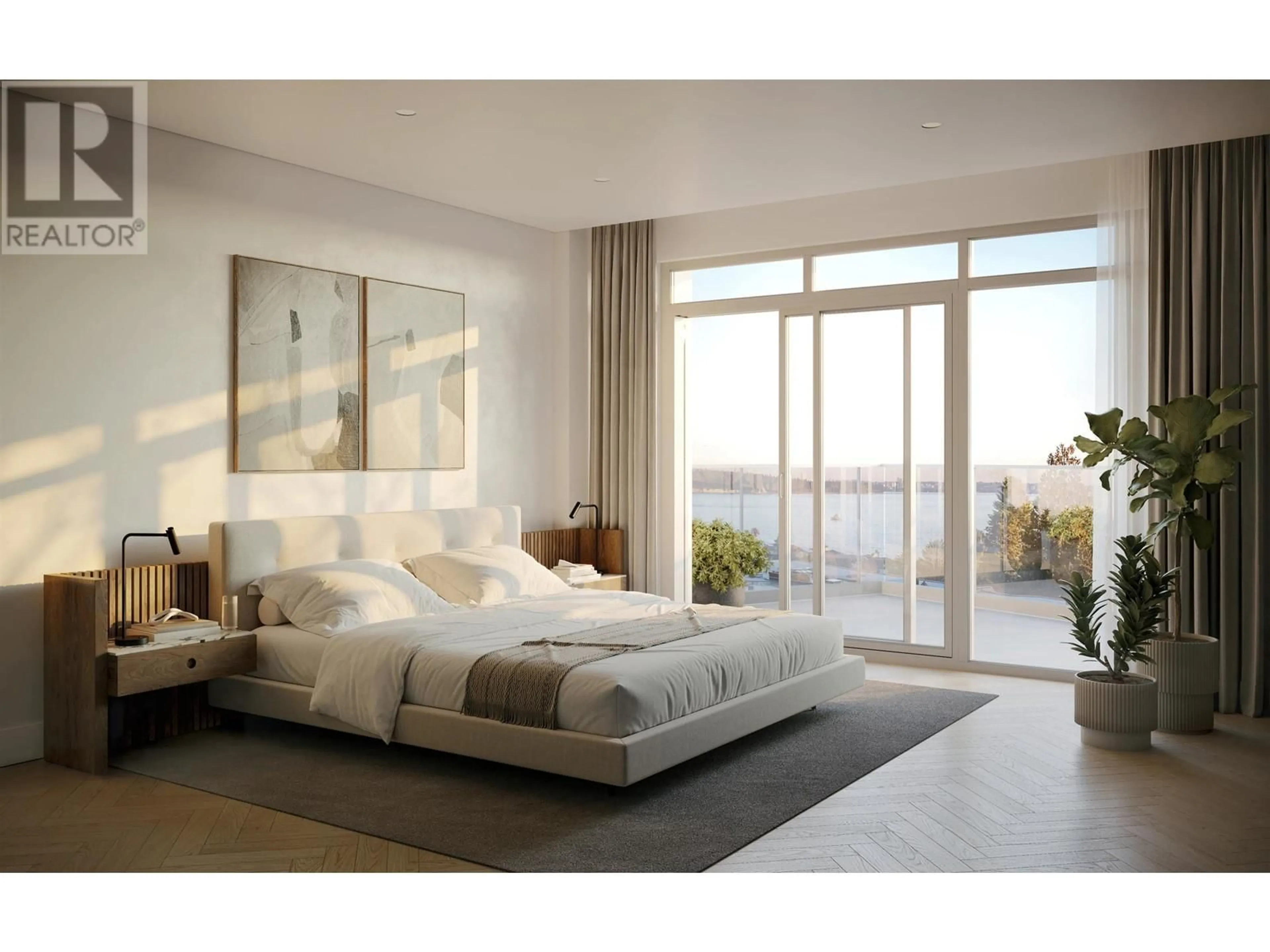 Bedroom with bed, unknown for 303 - 2490 MARINE DRIVE, West Vancouver British Columbia V7V1L1