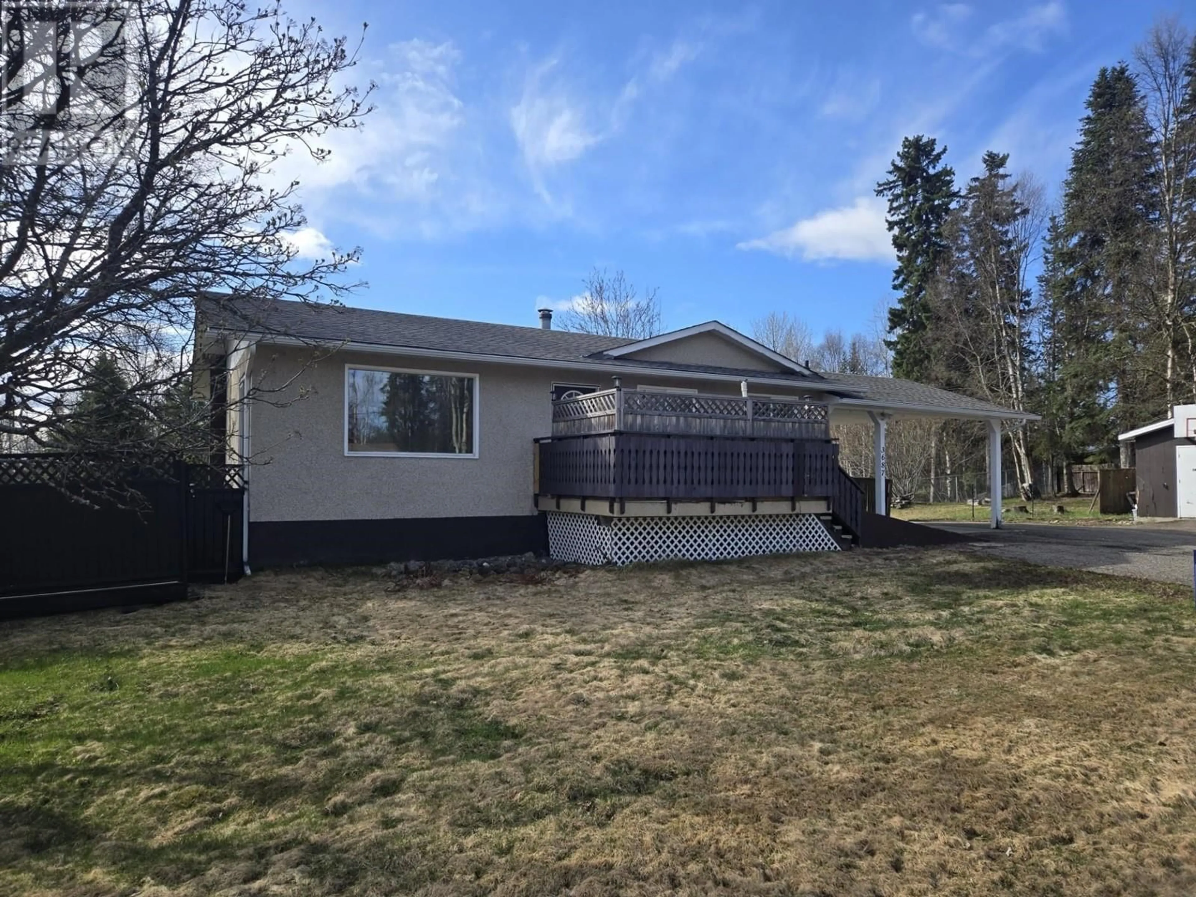 Home with vinyl exterior material, unknown for 3687 BALSUM ROAD, Prince George British Columbia V2K1Z8