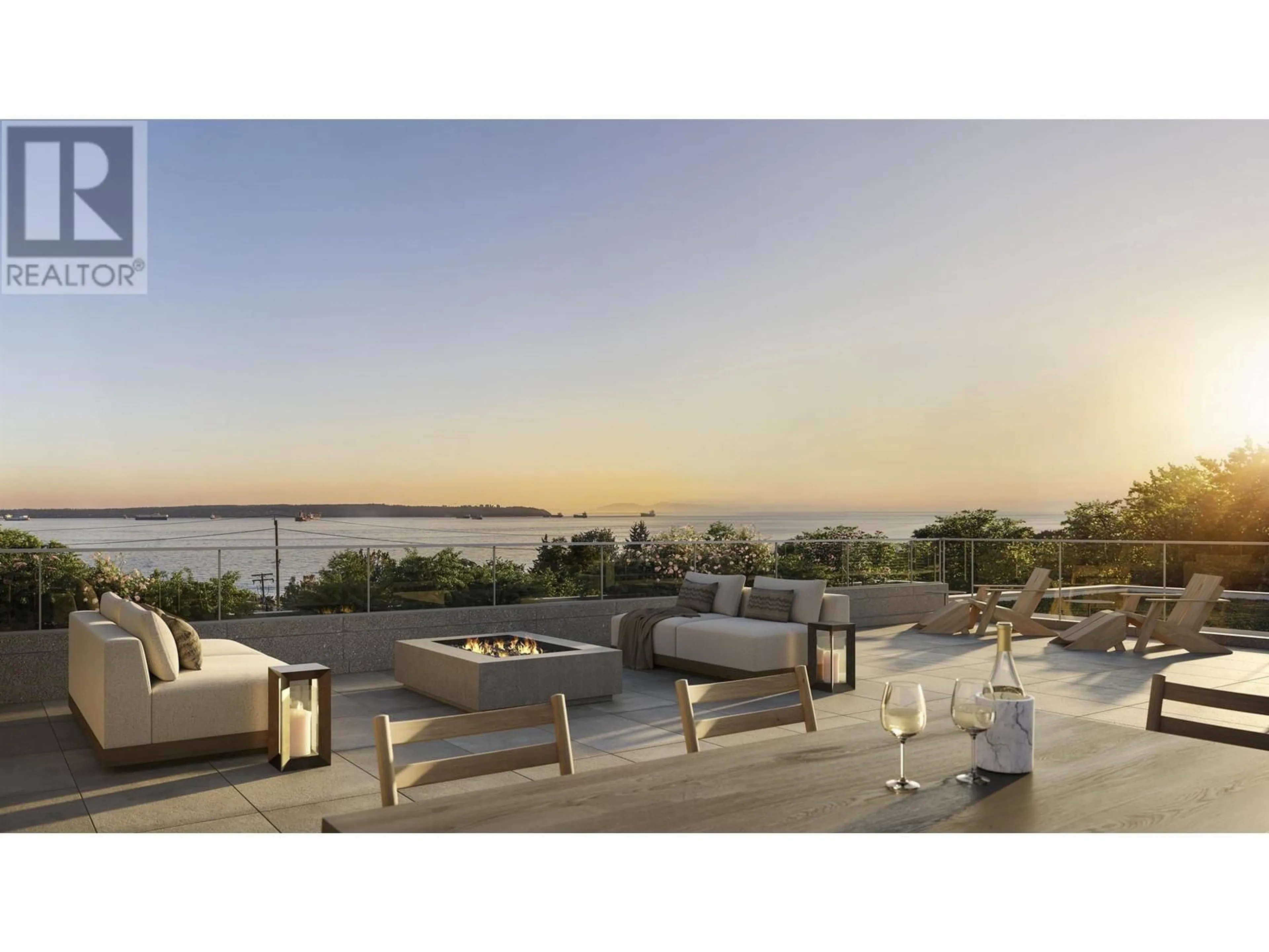 Patio, water/lake/river/ocean view for PH1 - 2490 MARINE DRIVE, West Vancouver British Columbia V7V1L1