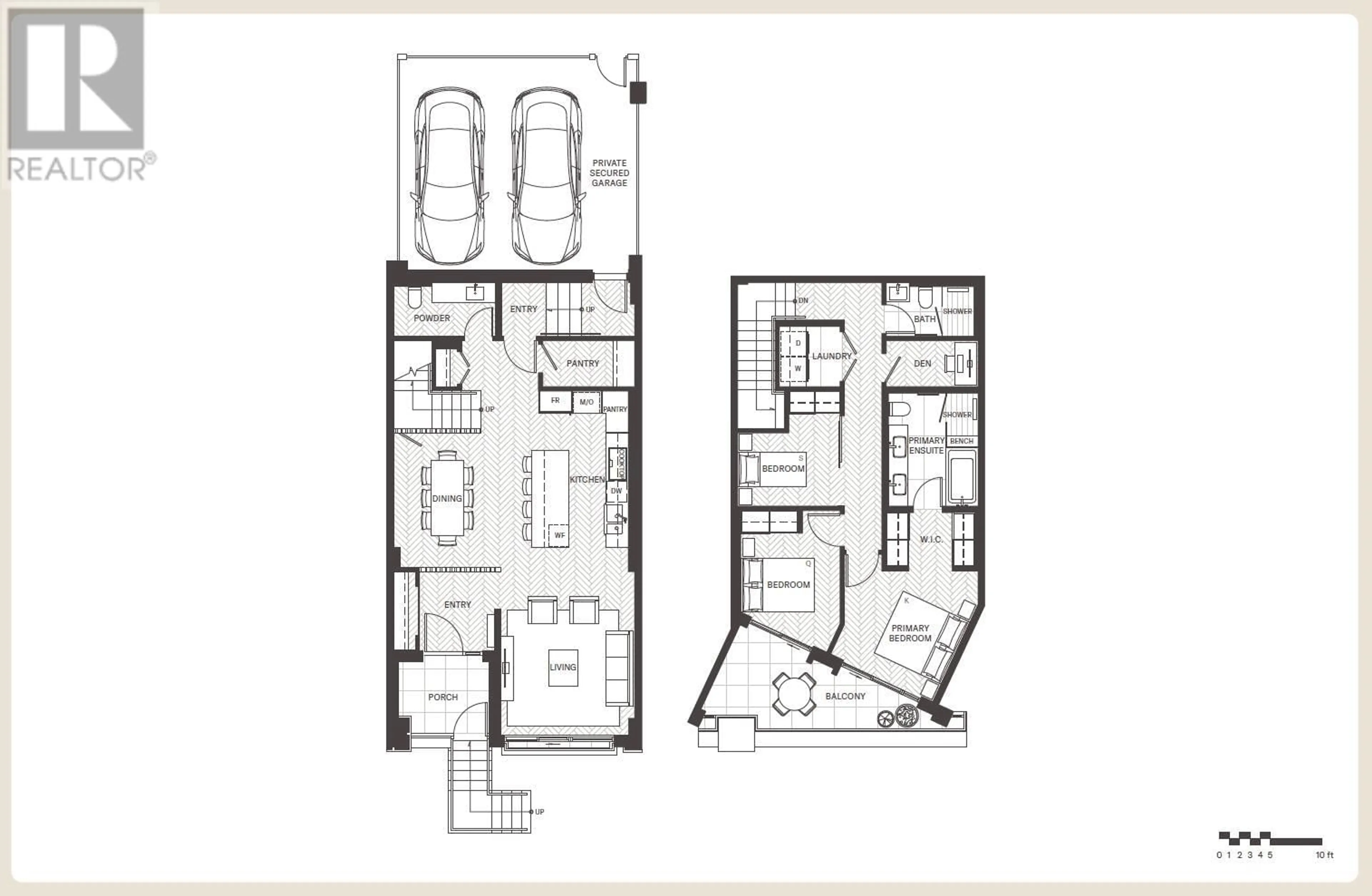Floor plan for TH2 - 2490 MARINE DRIVE, West Vancouver British Columbia V7V1L1
