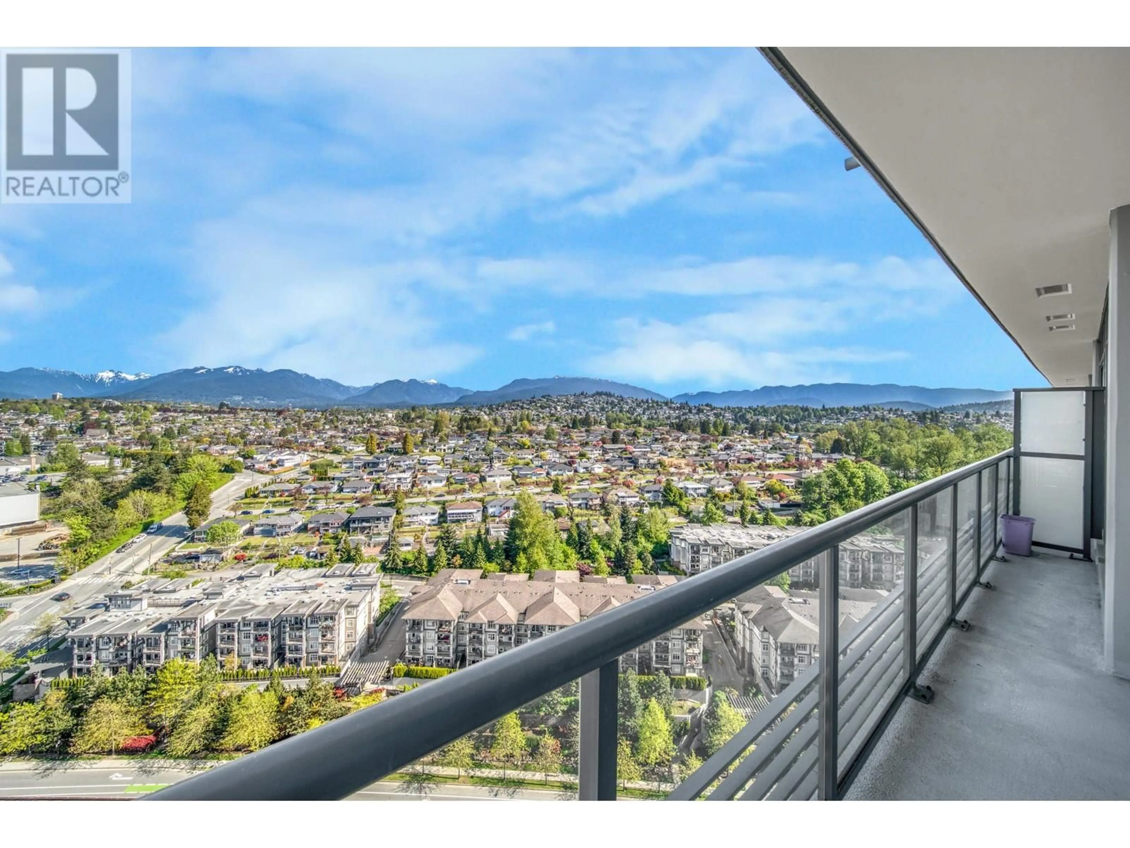 Balcony in the apartment, mountain view for 2202 - 4720 LOUGHEED HIGHWAY, Burnaby British Columbia V5C0M8