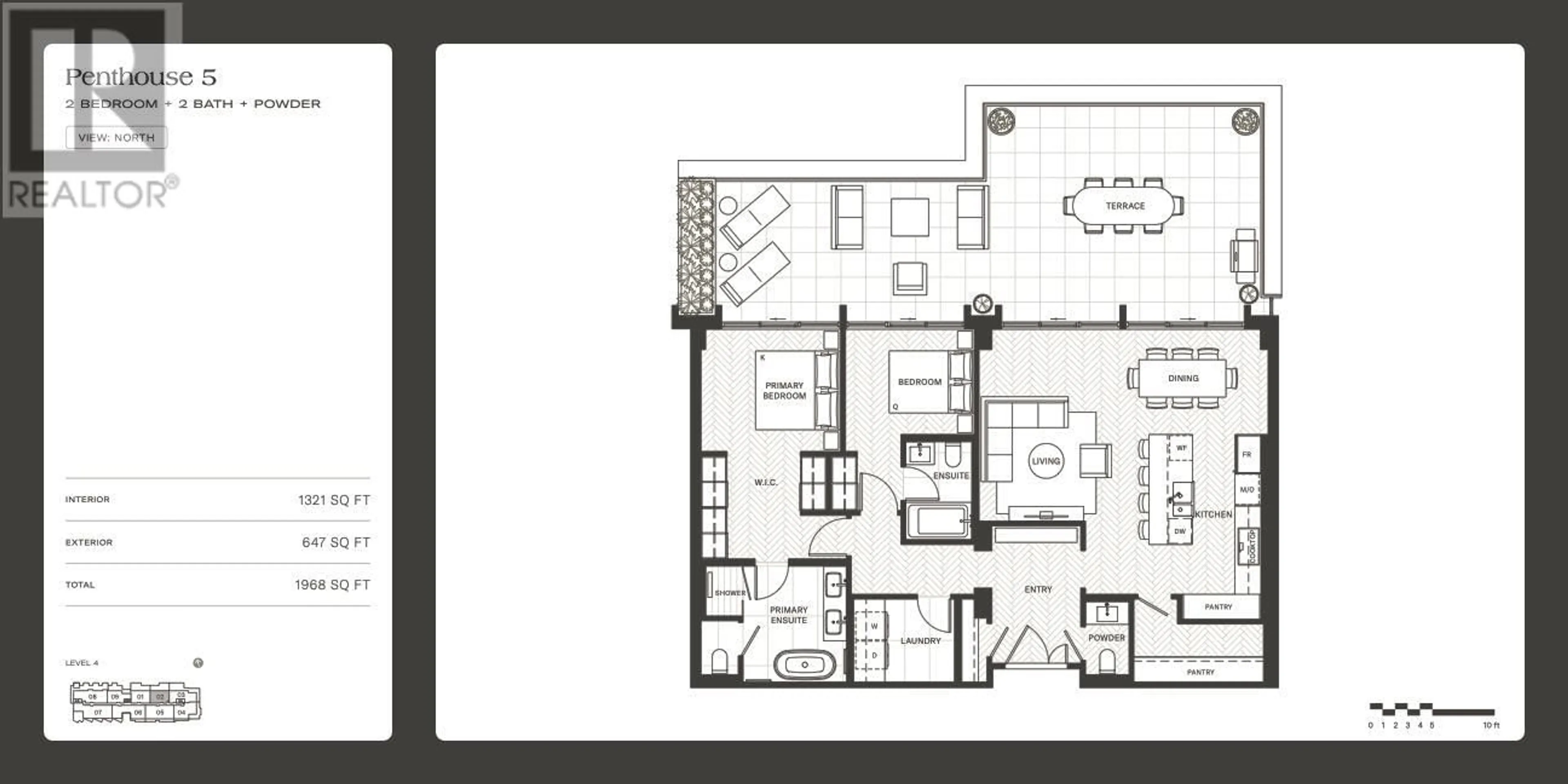 Floor plan for PH5 - 2490 MARINE DRIVE, West Vancouver British Columbia V7V1L1