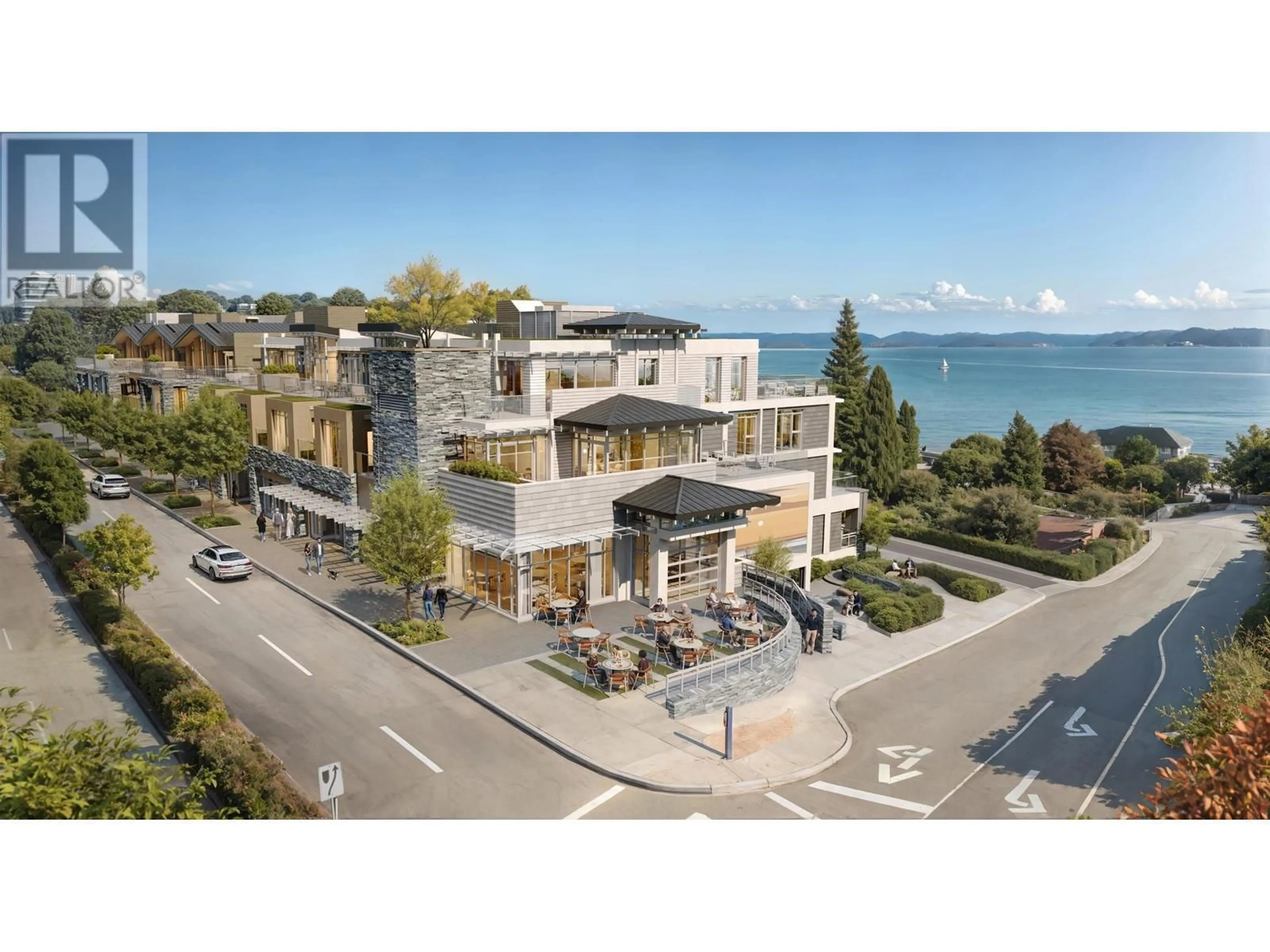 A pic from outside/outdoor area/front of a property/back of a property/a pic from drone, unknown for PH5 - 2490 MARINE DRIVE, West Vancouver British Columbia V7V1L1