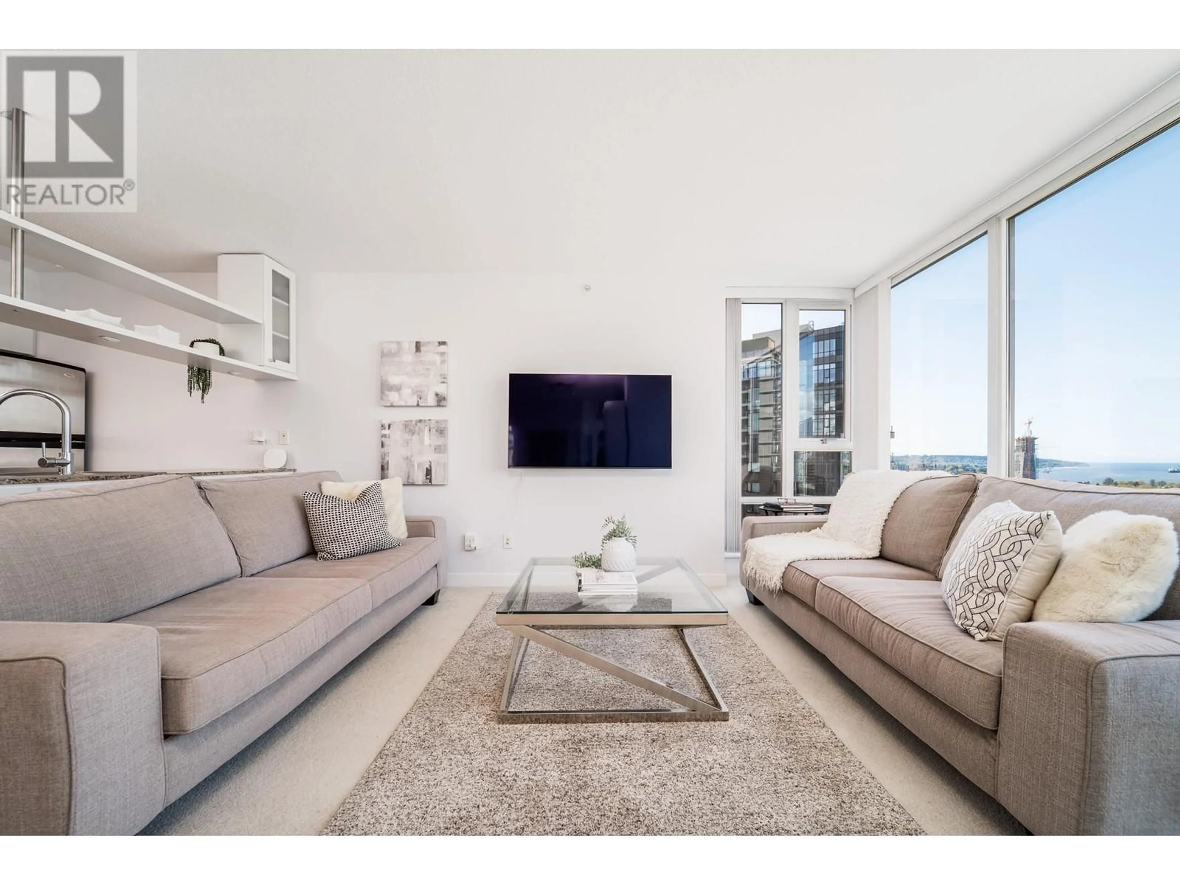 Living room with furniture, unknown for 3108 - 1495 RICHARDS STREET, Vancouver British Columbia V6Z3E3