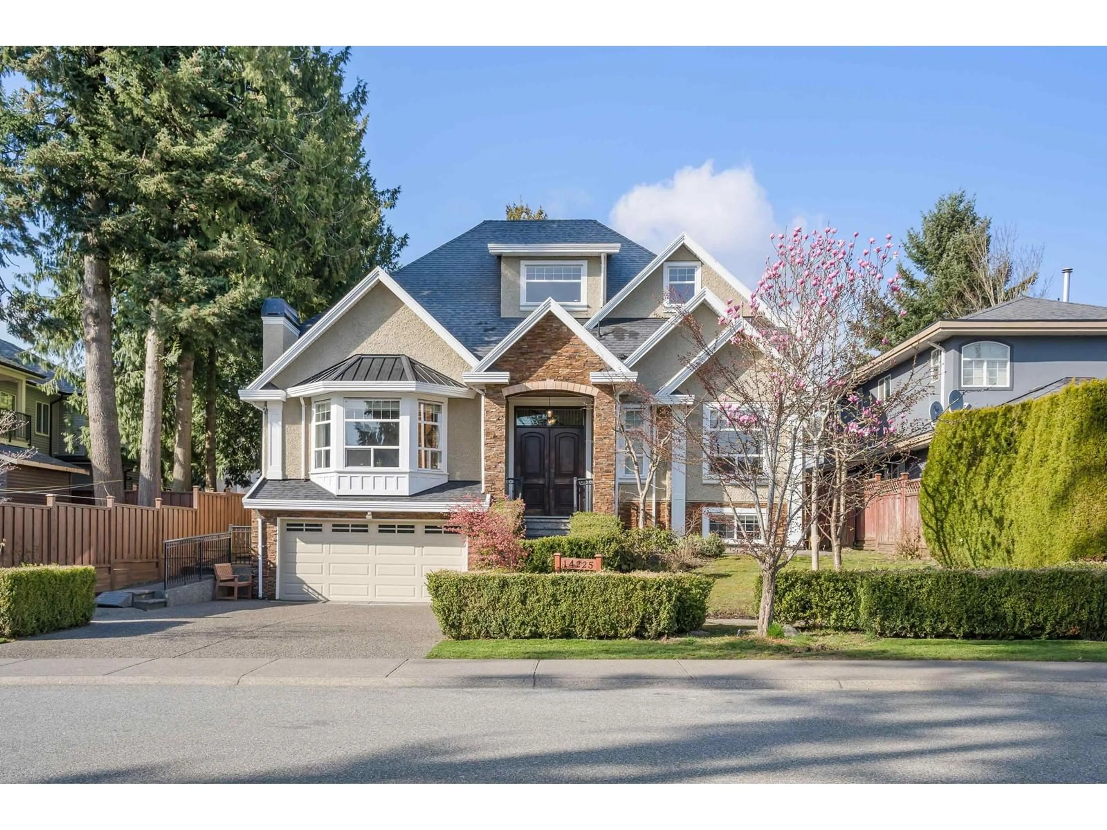 Home with brick exterior material, street for 14225 69A, Surrey British Columbia V3W1A5