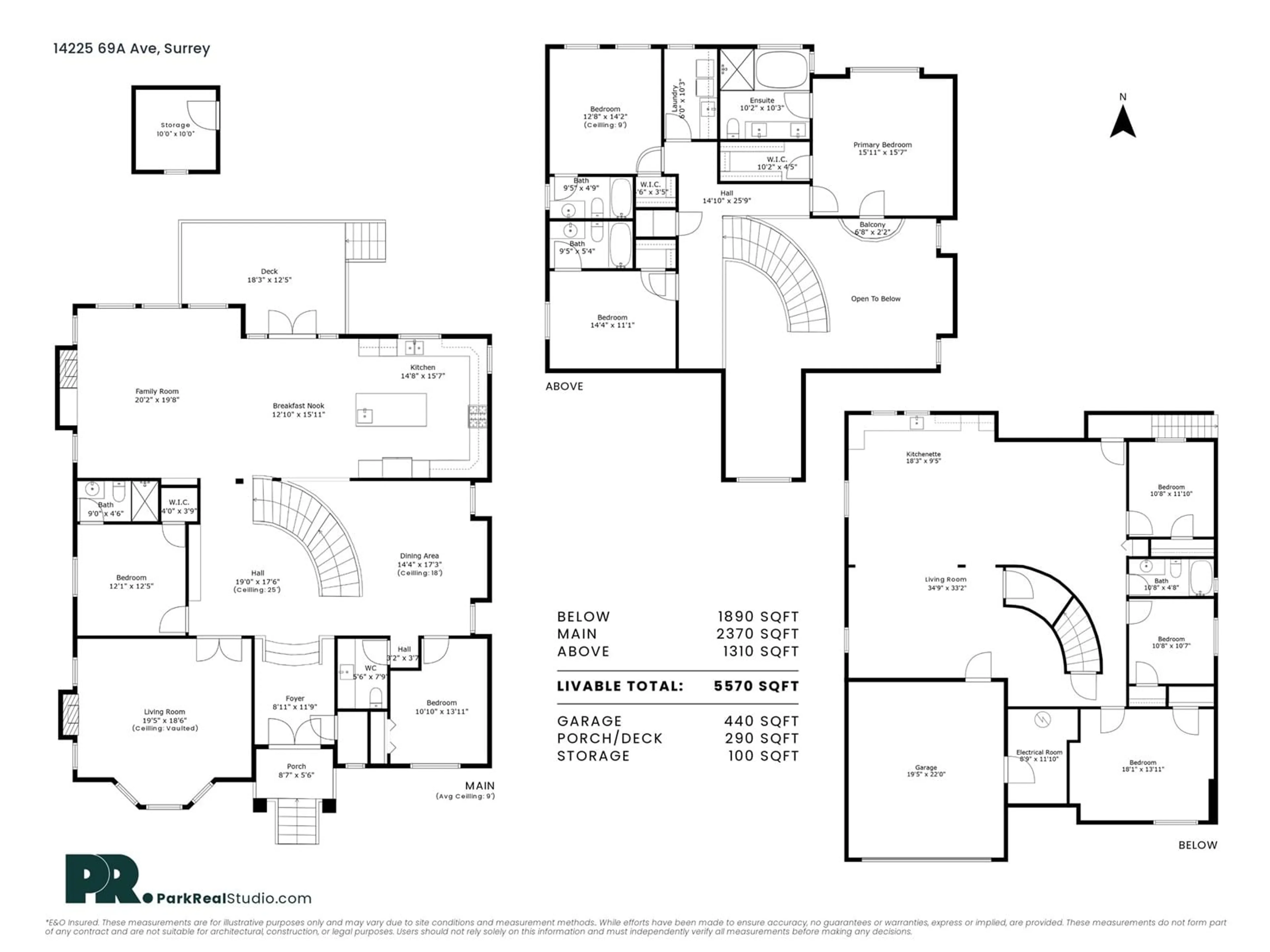 Floor plan for 14225 69A, Surrey British Columbia V3W1A5