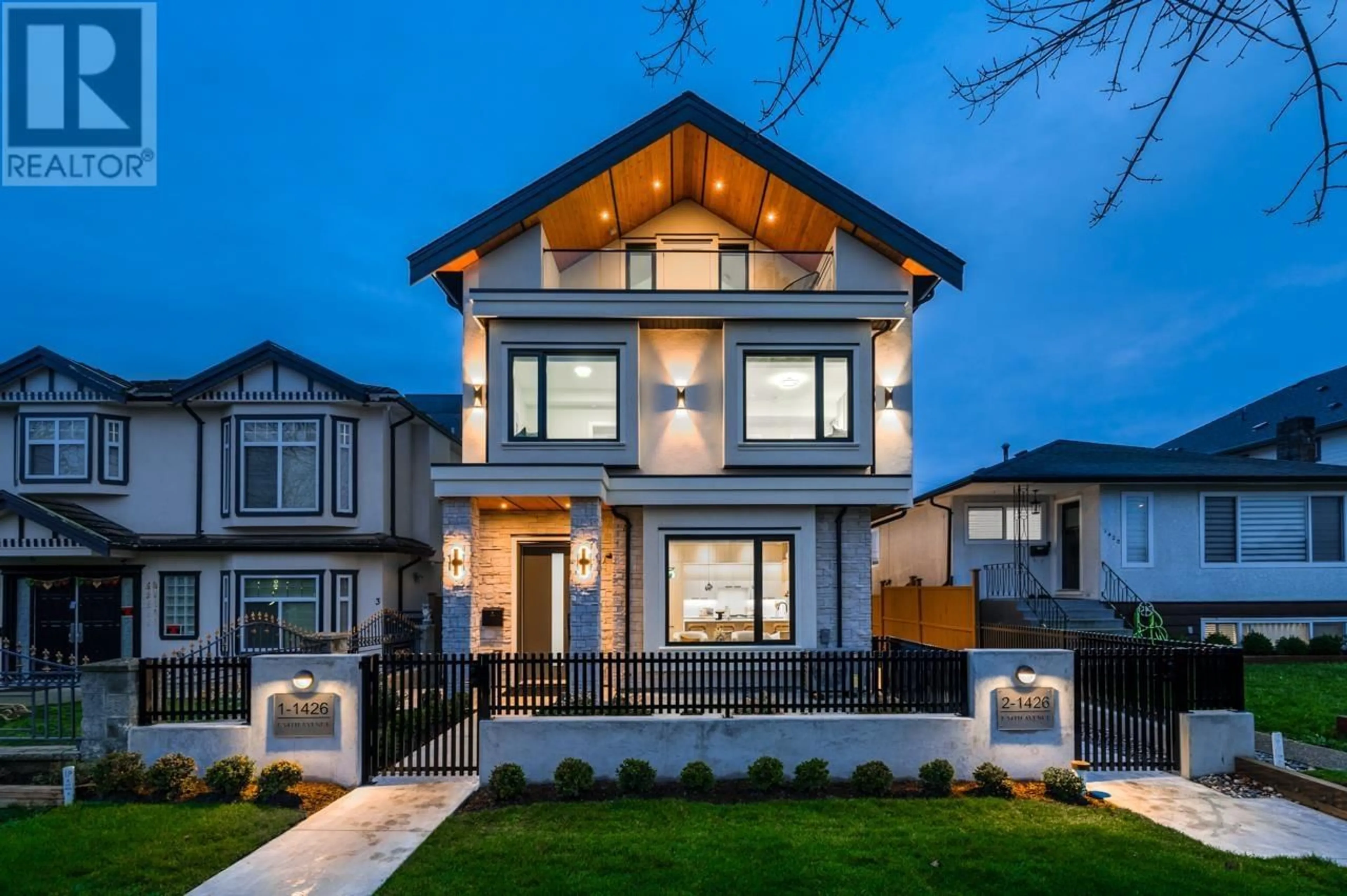 Home with brick exterior material, street for 1 - 1426 54TH AVENUE, Vancouver British Columbia V5P1Y1