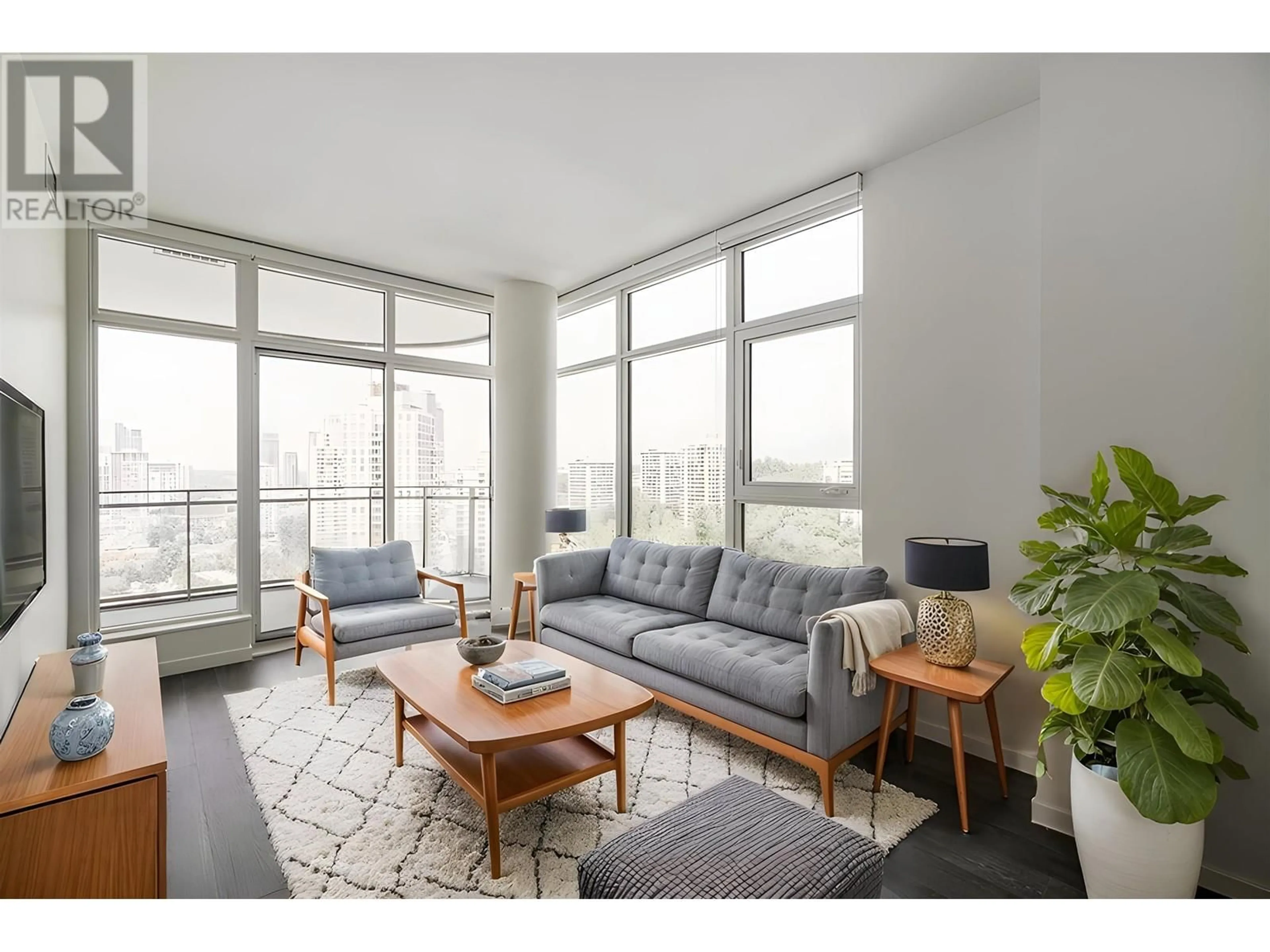 Living room with furniture, unknown for 2408 - 5333 GORING STREET, Burnaby British Columbia V5B0B6